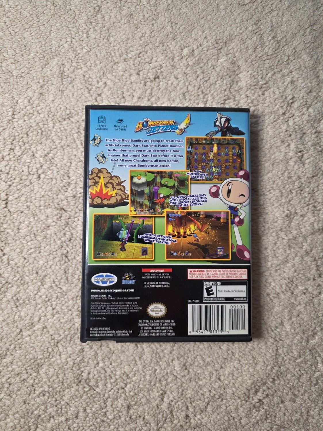 Bomberman Jetters (Nintendo GameCube, 2004) COMPLETE