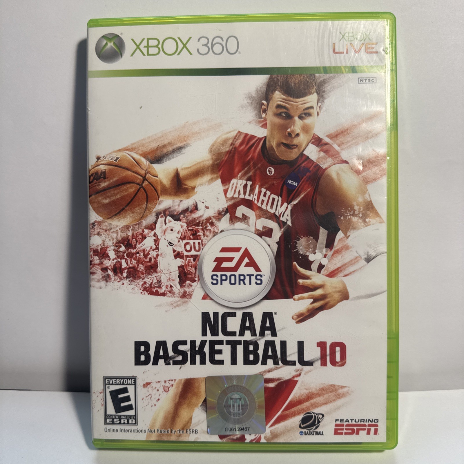 NCAA Basketball 10 Microsoft Xbox 360 CIB Complete – Blake Griffin
