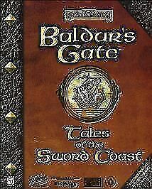 No Game Baldur’s Gate: Tales of the Sword Coast (PC, 1999) big box Manual Papers