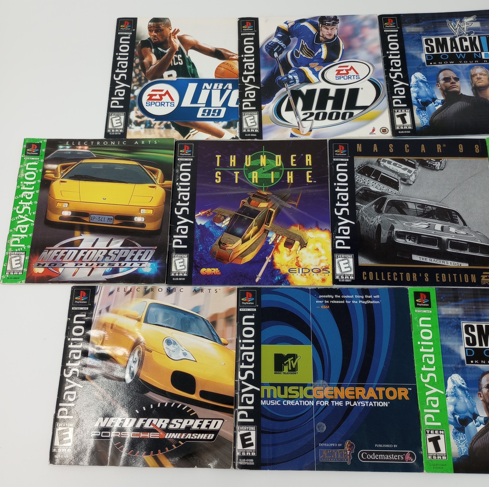 Lot Of 43 Playstation 1 (PS1) Manuals Only NO GAMES