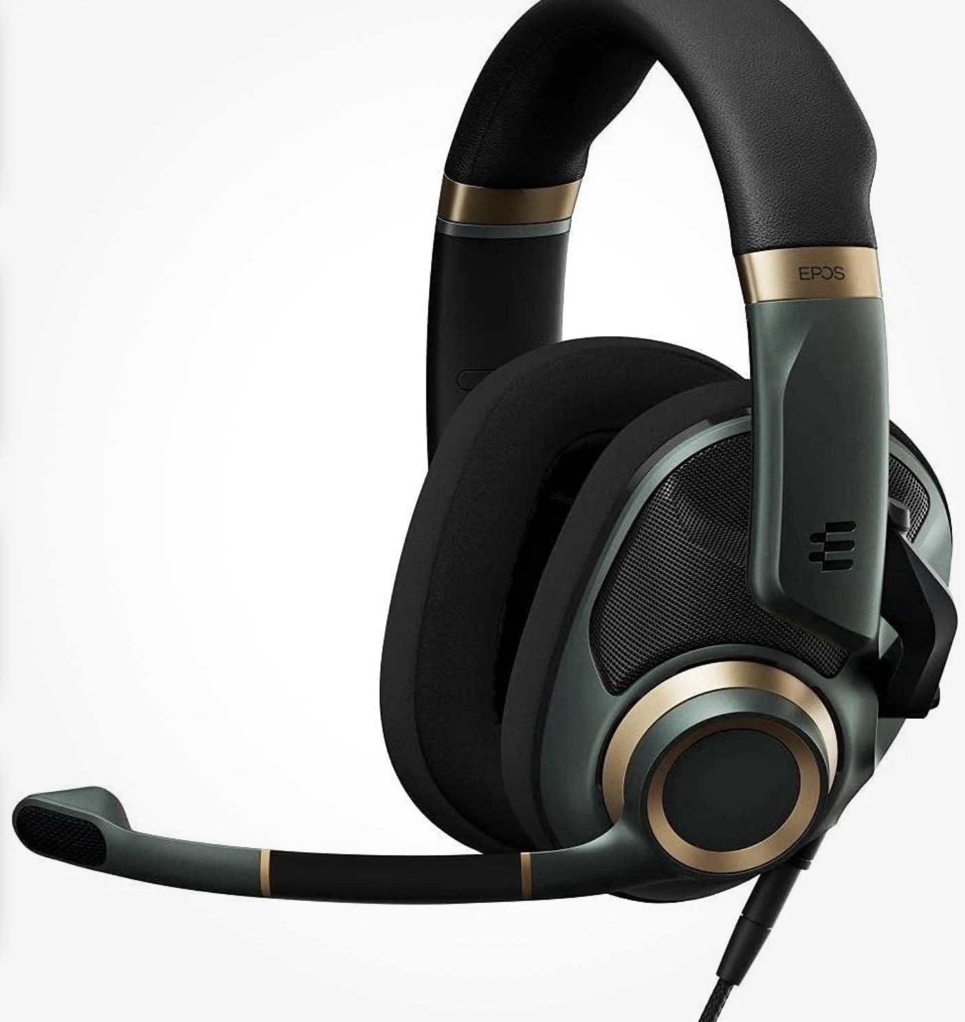 EPOS H6Pro Open Acoustic Gaming with Mic – Immersive Sound, Lightweight Green