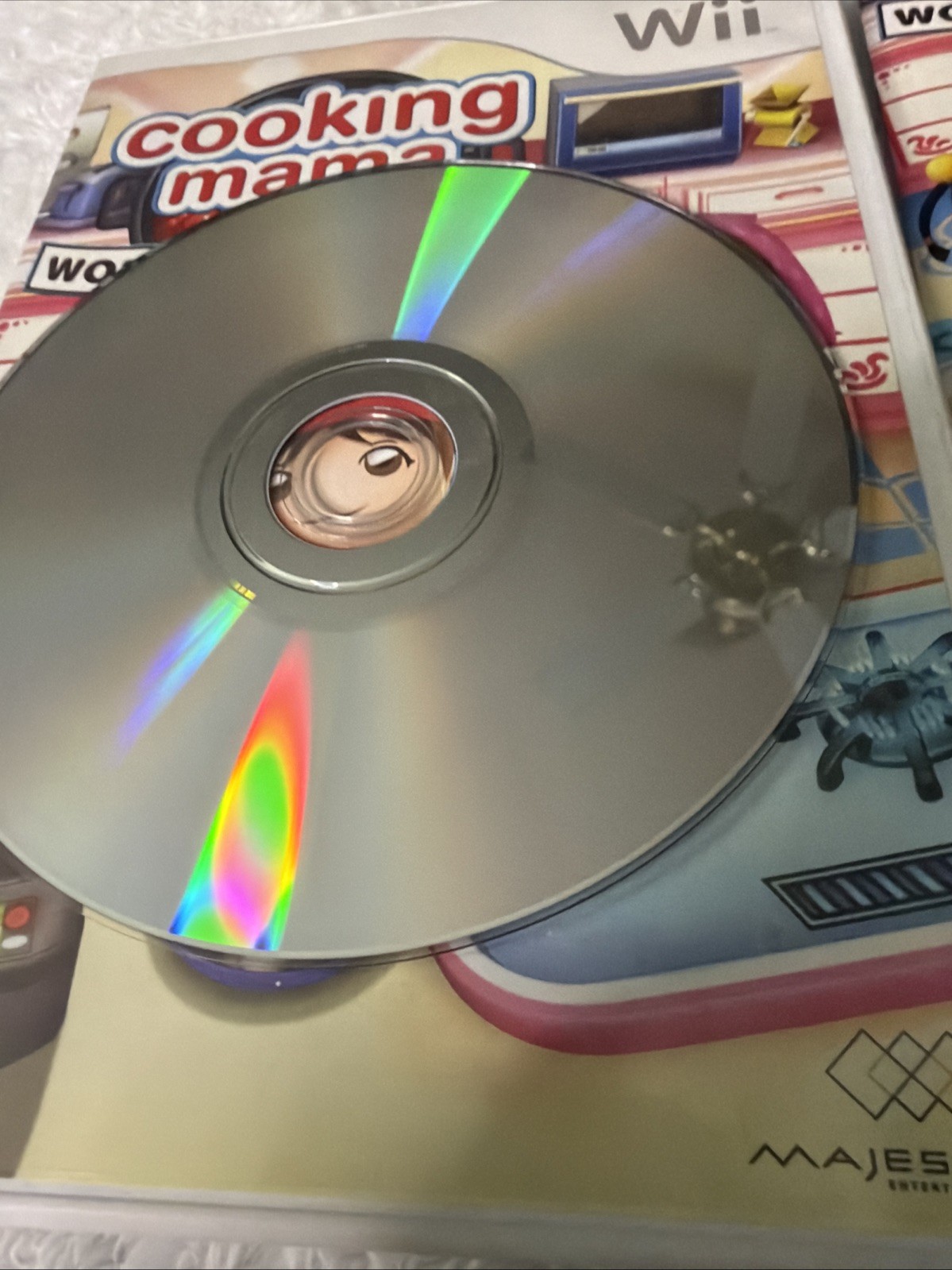 Cooking Mama WORLD KITCHEN WII Nintendo Video Game Majesco Everyone CIB Complete