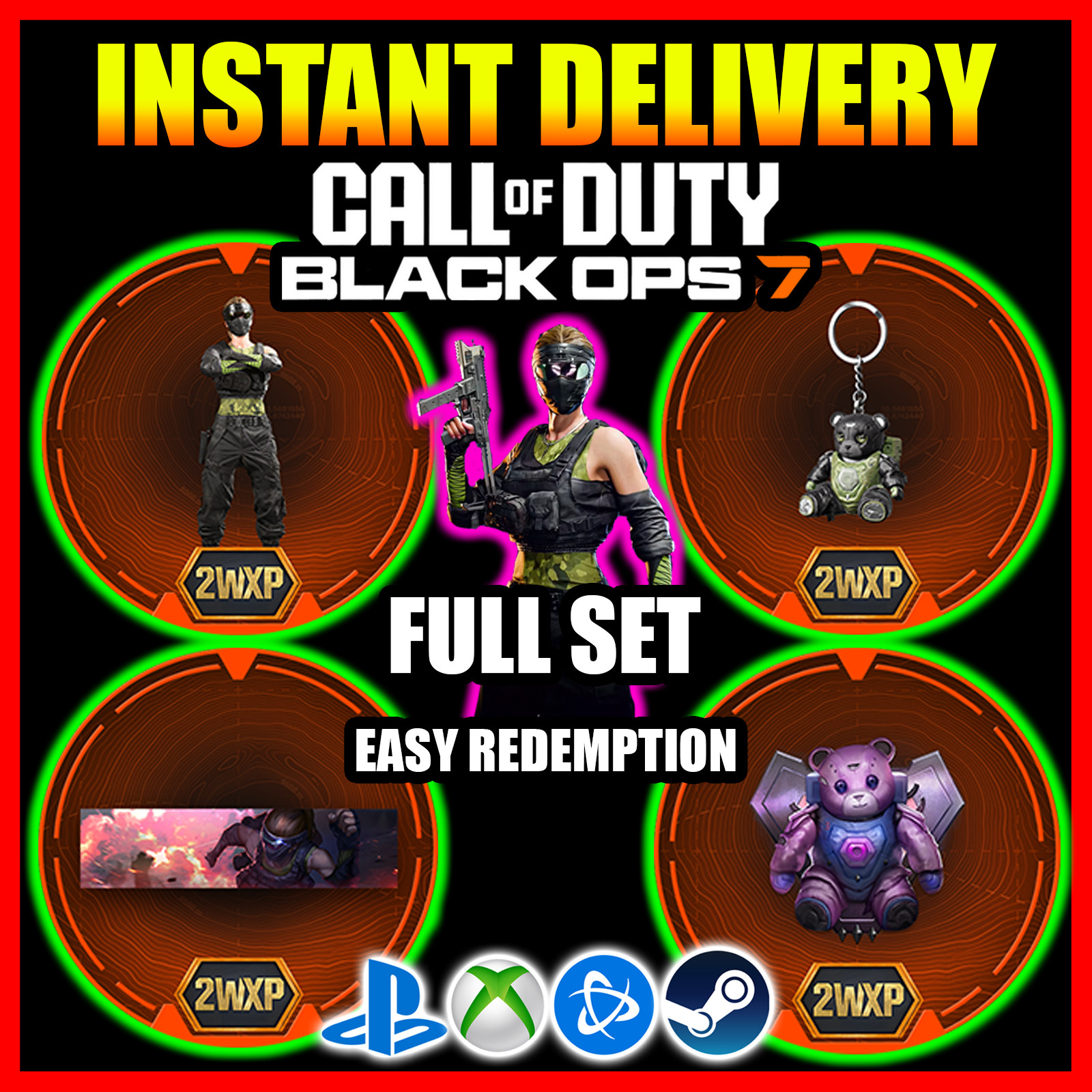 Black Ops 7 Müllermilch Muller Milk Exclusive FULL BUNDLE 4x CODES | BO7 SKIN XP