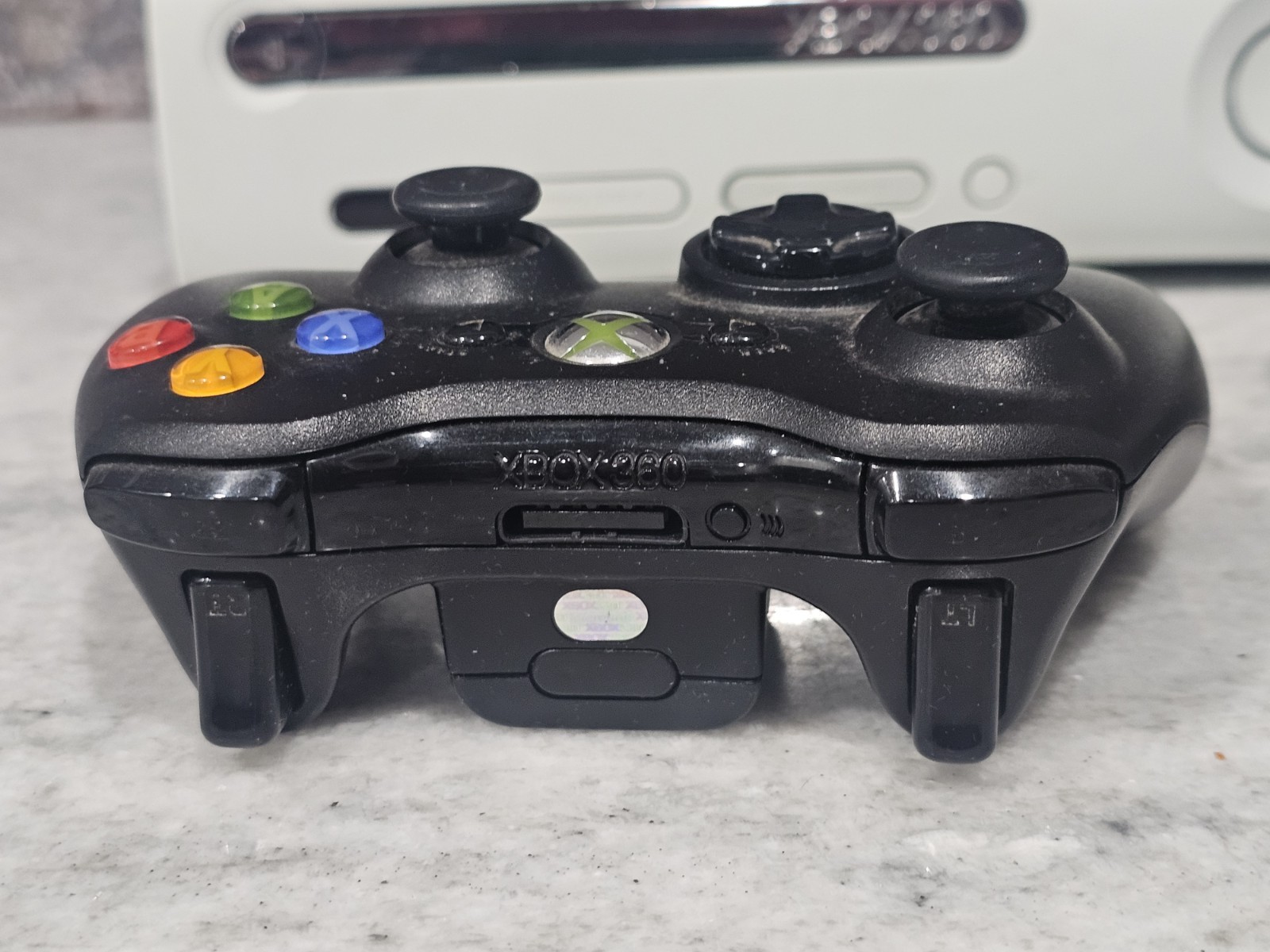 Microsoft Xbox 360 60GB White Console w/ Cables + Controller Tested