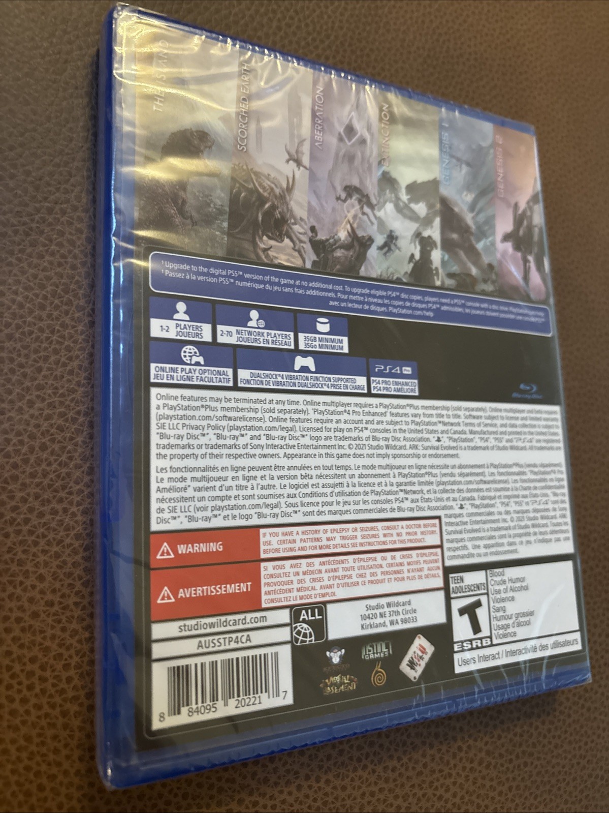 ARK Ultimate Survivor Edition Sony PlayStation 4 Free PS5 Upgrade Available OOP