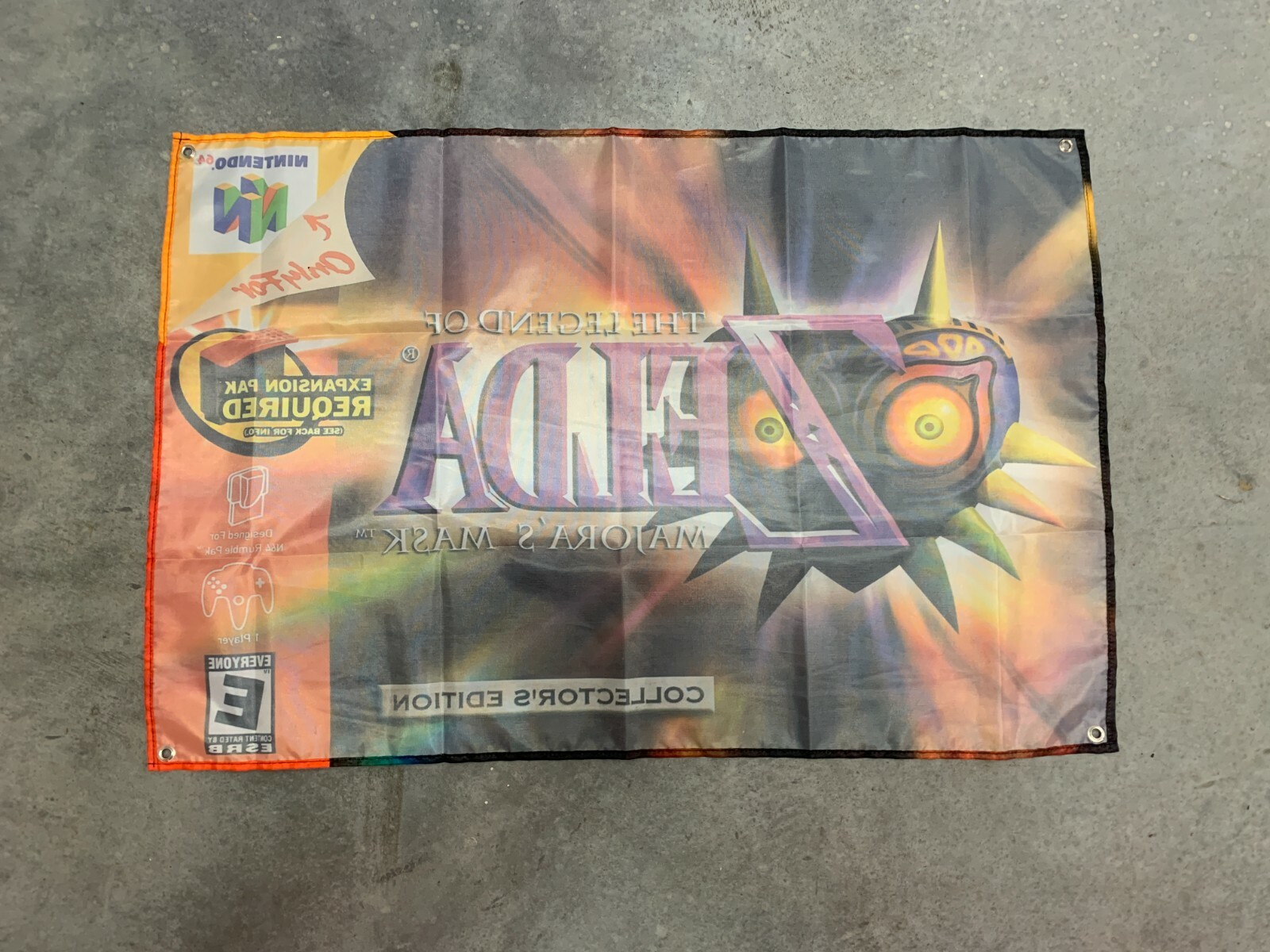 The Legend Of Zelda Majora’s Mask Wall Flag Banner Tapestry 2 x 3 Ft, N64