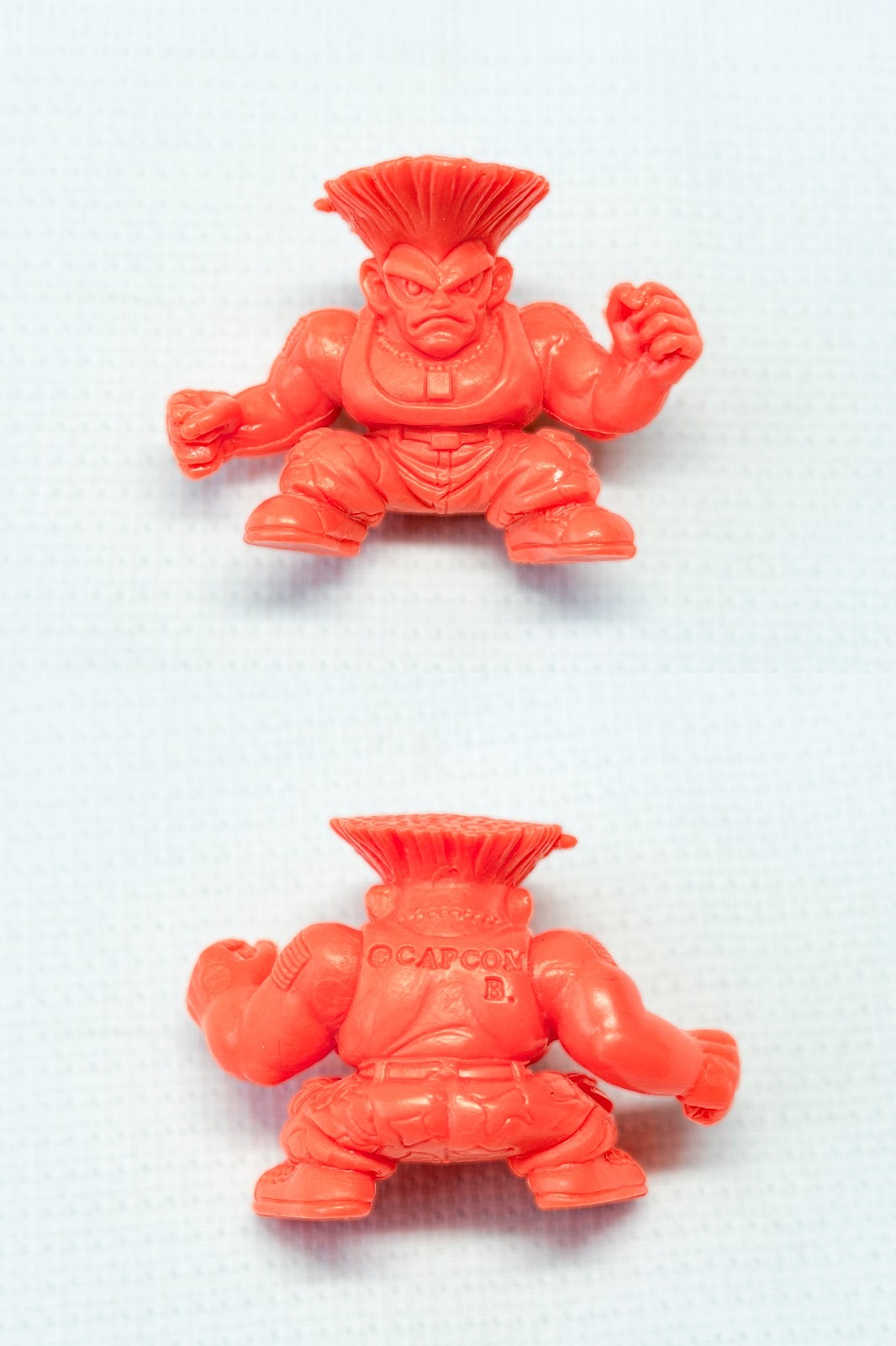 Vintage STREET FIGHTER II SD Keshi Mini Set of 12 Figures Complete (Bandai 1993)