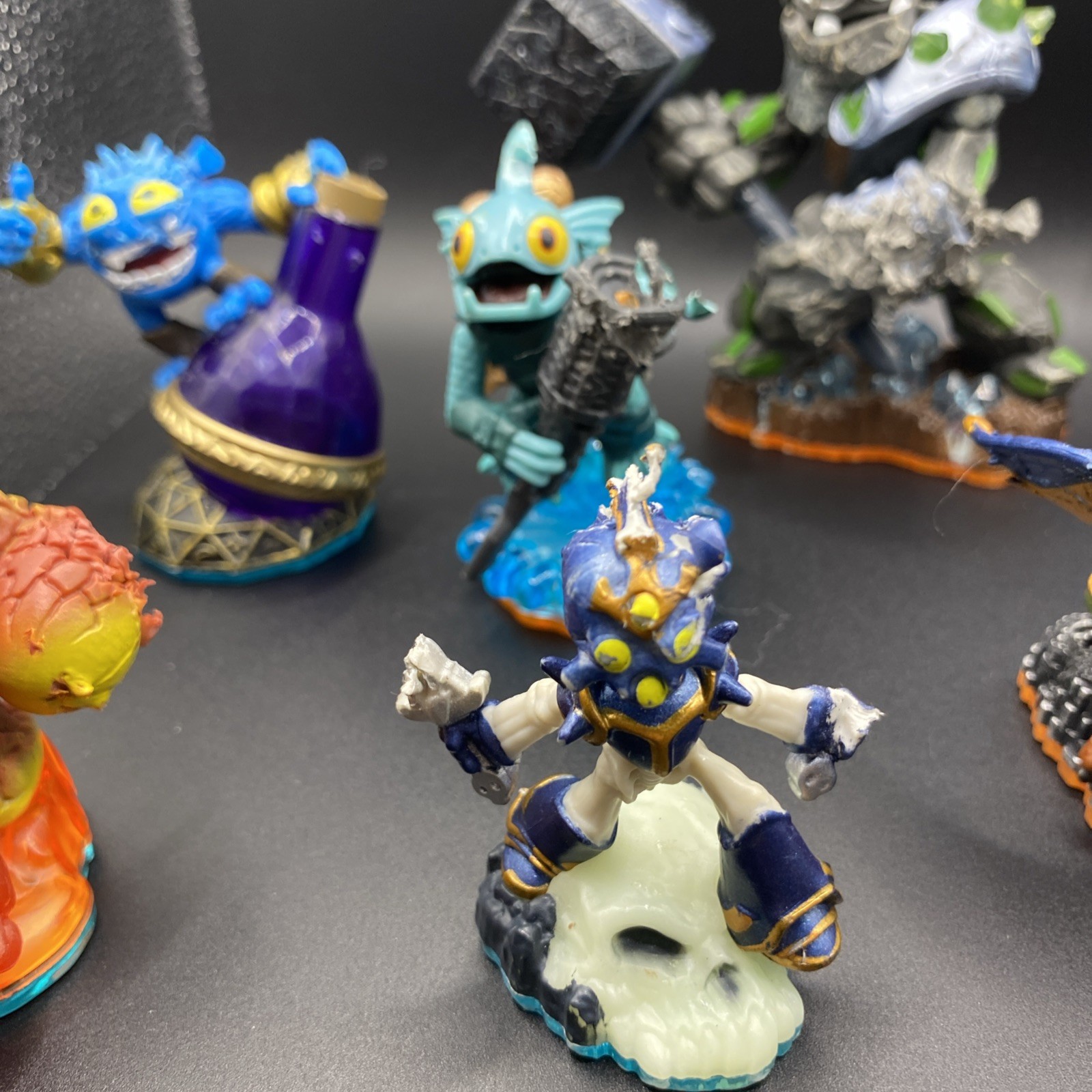 Skylander Giants Figures Granite Crusher,Bash,Slobber Tooth *read Notes Lot Of 8