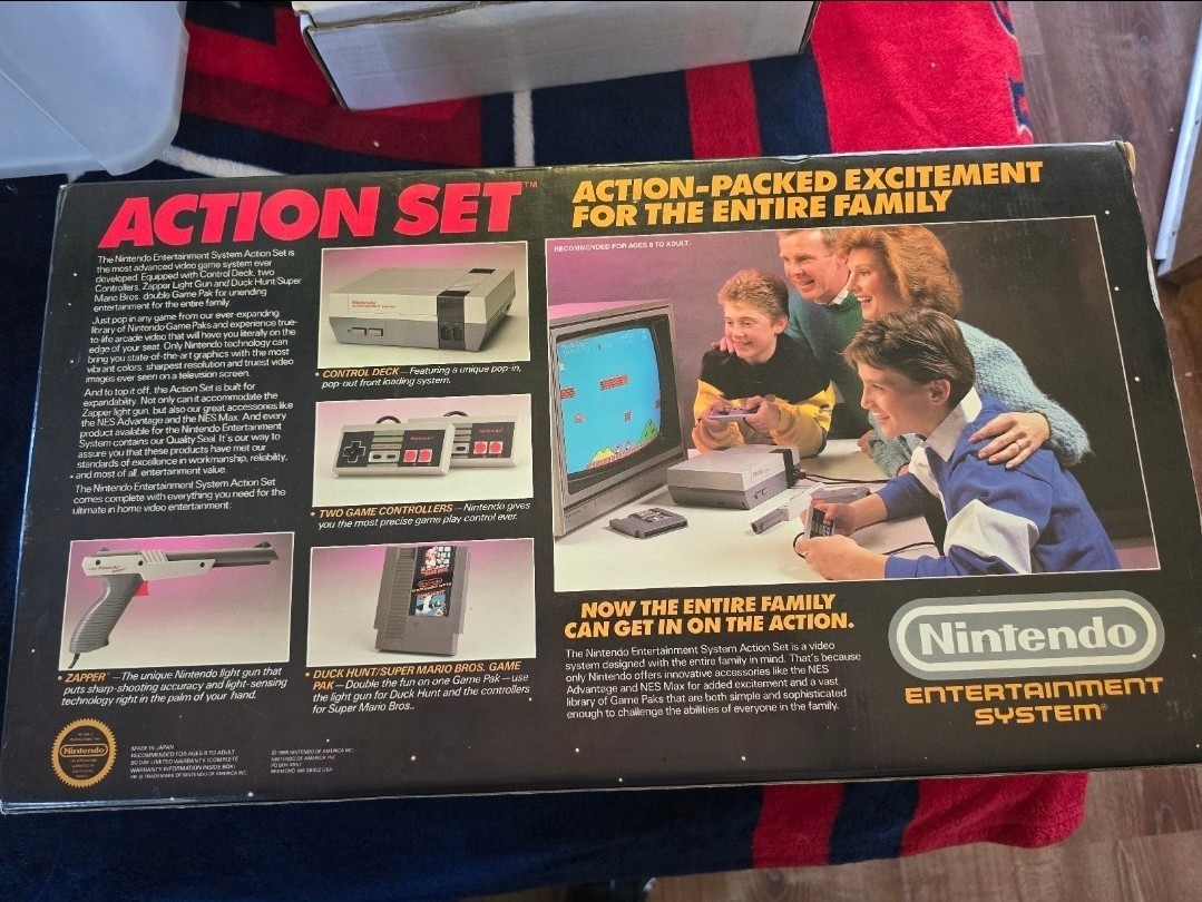 Nintendo Entertainment System With Toys R Us Receipt CIB