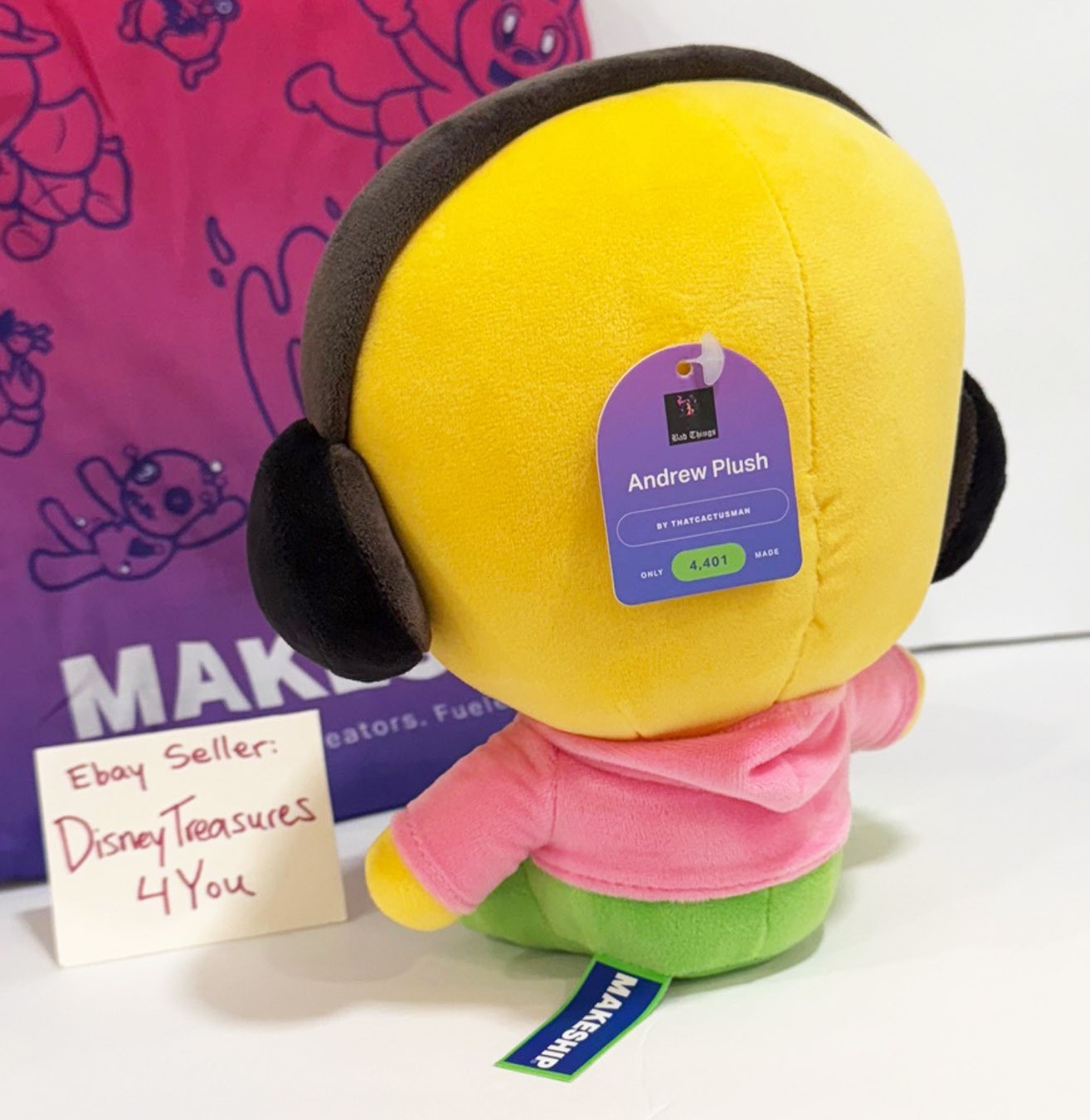 Makeship Andrew By ThatCactusMan Plushie Plush Doll Bad Things Horror Video Game