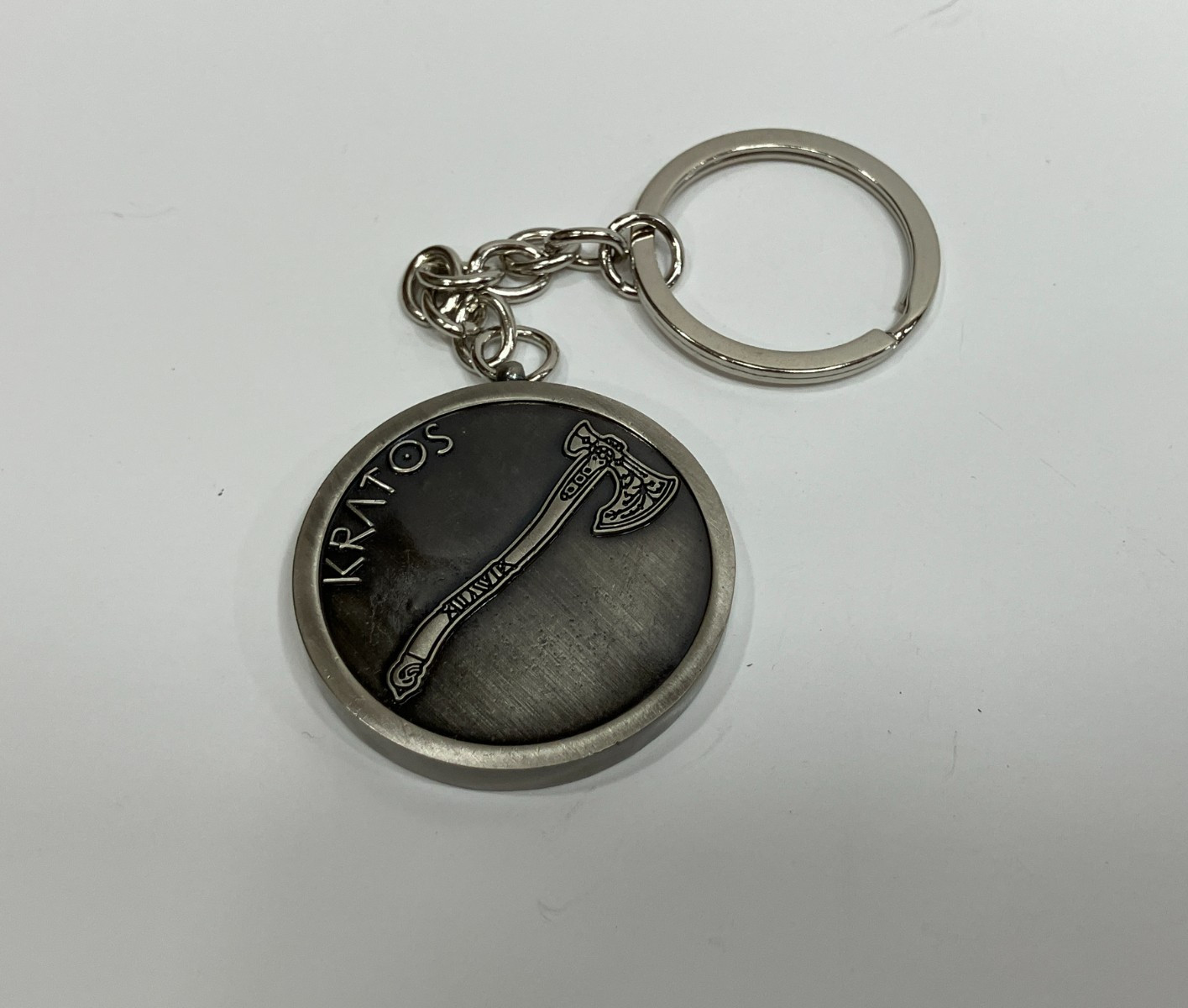 God of War Challenge Coin Keychain Kratos / Atreus (NEW)