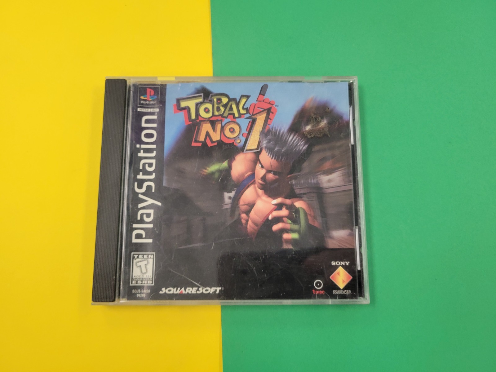 Tobal No 1 (Sony Playstation PS1, 1996) Front Art Only