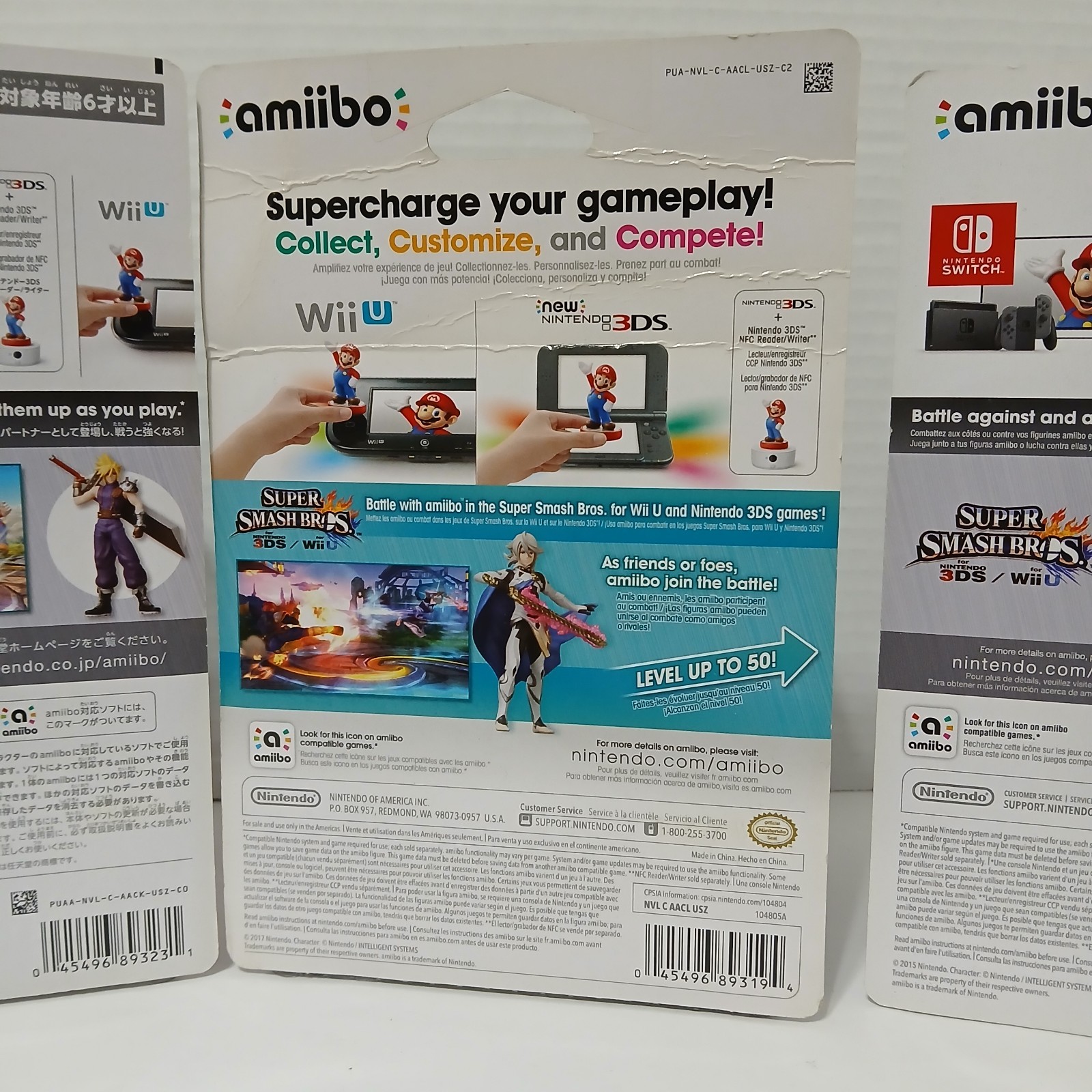 Nintendo Super Smash Bros. – Robin, Cloud, Corrin Amiibos Set (SEE NOTES)