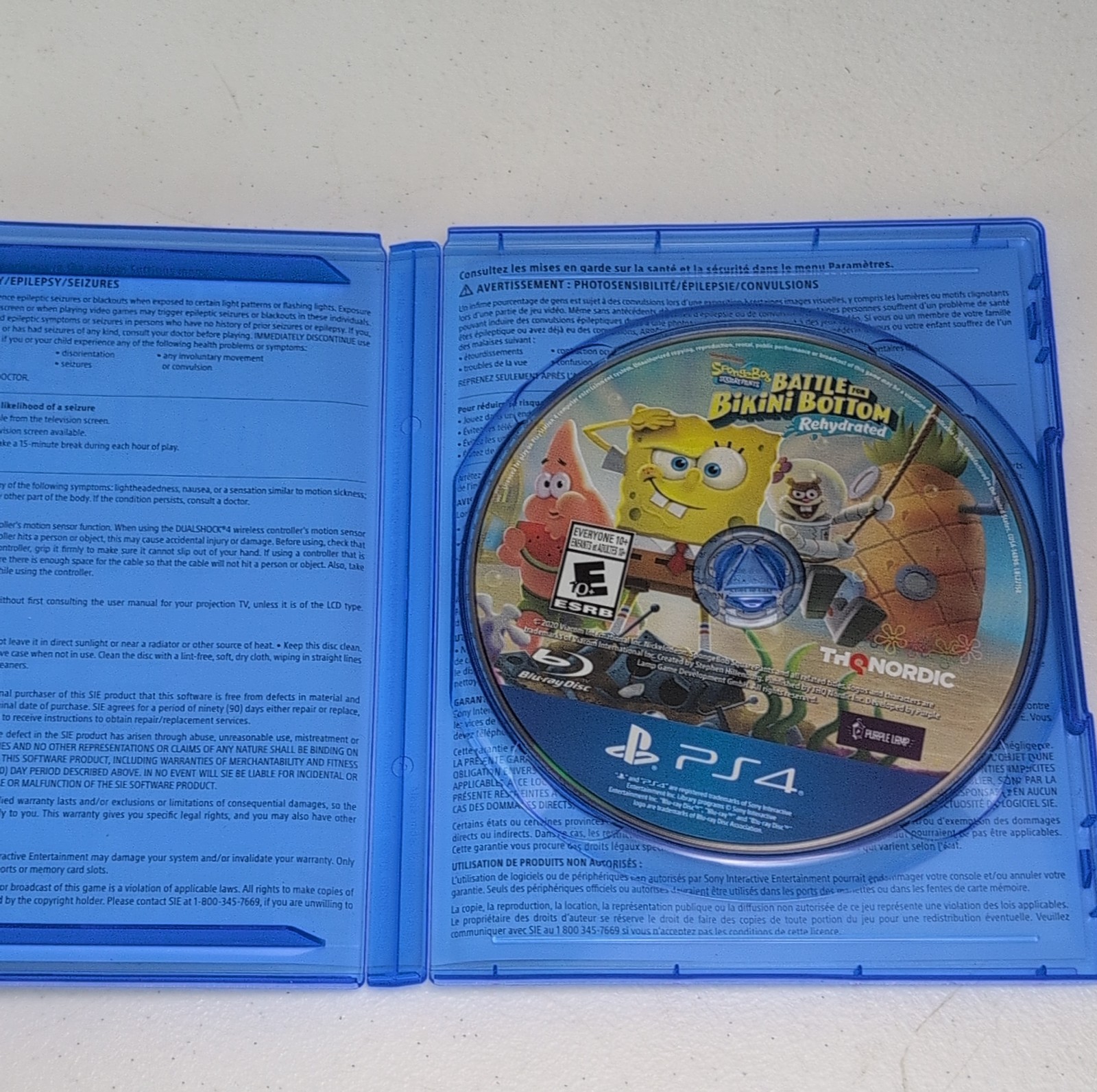 PS4 Spongebob Squarepants Battle For Bikini Bottom 2020 Sony Playstation 4 GUC