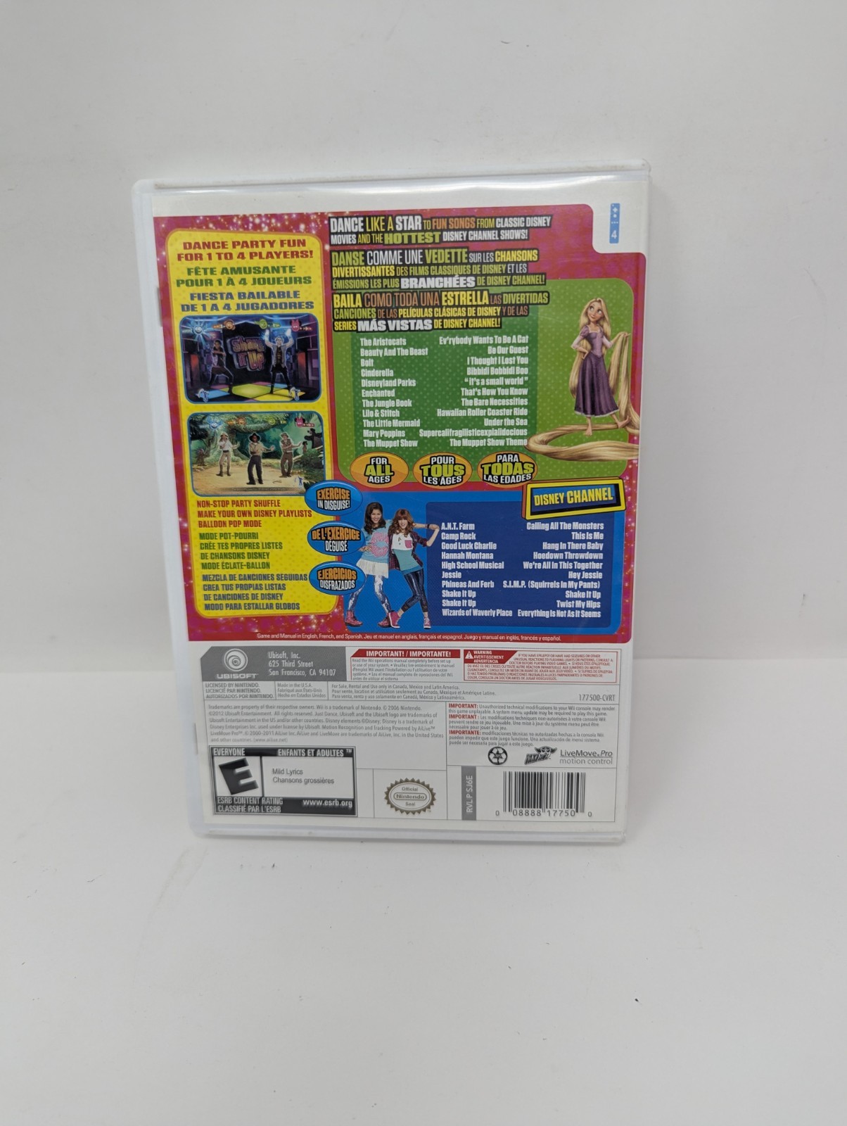 Just Dance: Disney Party, Nintendo Wii, 2012