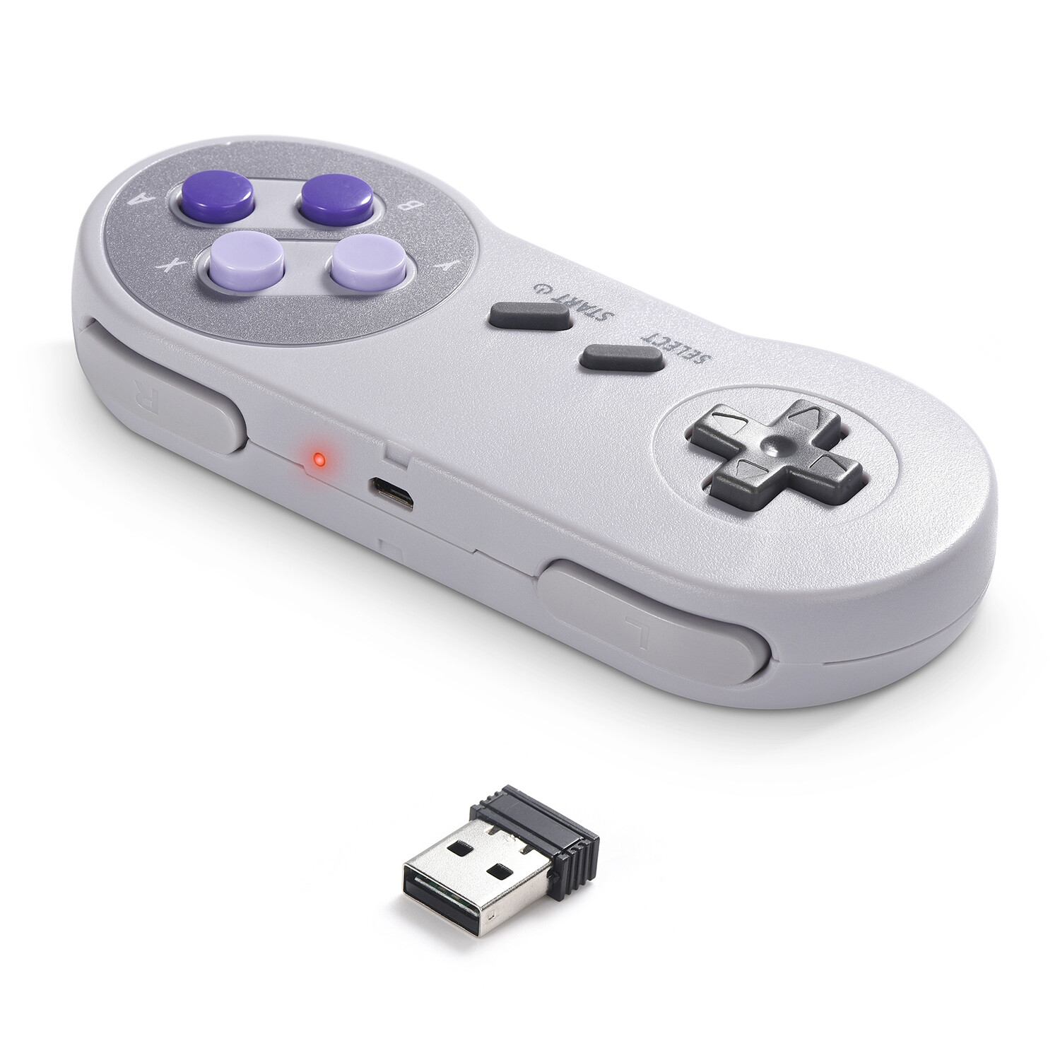 Wireless USB SNES Retro Controller Gamepad for PC MAC Raspberry Pi US SHIP