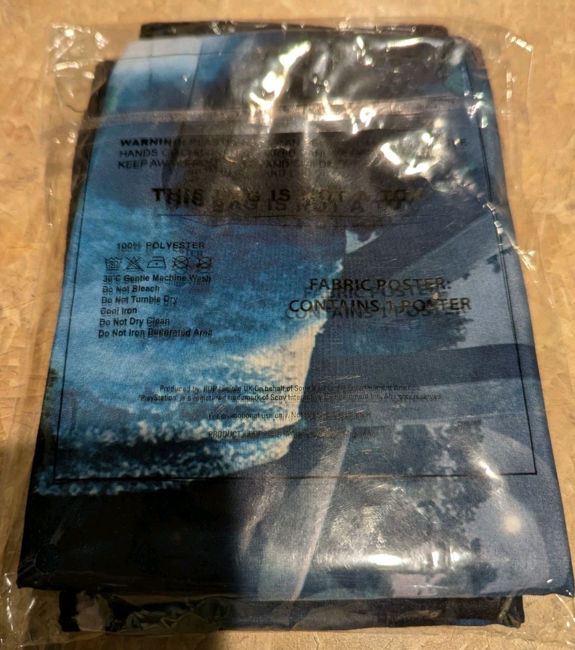 RARE Sony PlayStation Experience 2016 Promotional Cloth Banner 33”x23” (New)