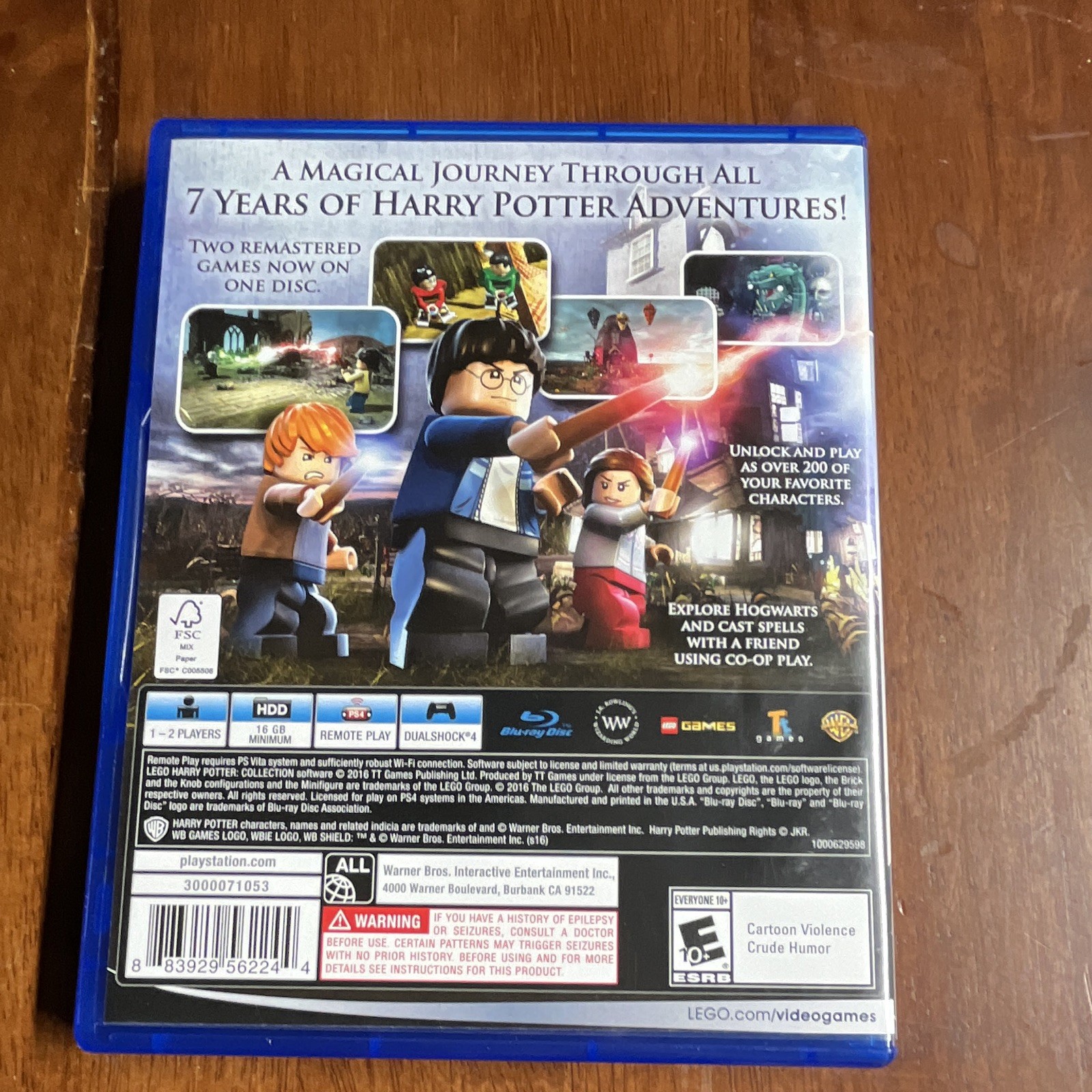 LEGO Harry Potter Collection PS4 CIB *Testing pending*