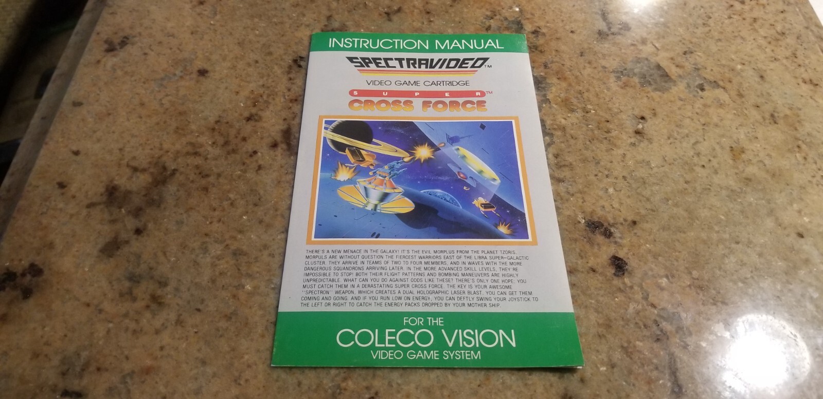 COLECOVISION SUPER CROSS FORCE COMPLETE IN BOX CIB AUTHENTIC RARE