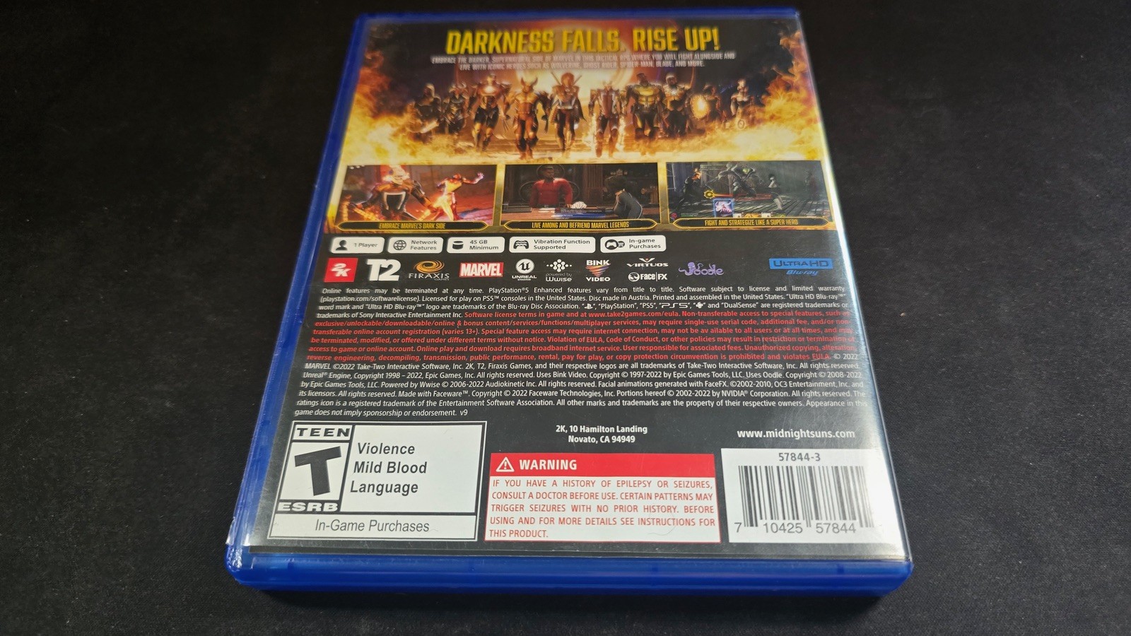 Marvel Midnight Suns Enhanced Edition Playstation 5 PS5 LN PERFECT CIB+Bonus DLC