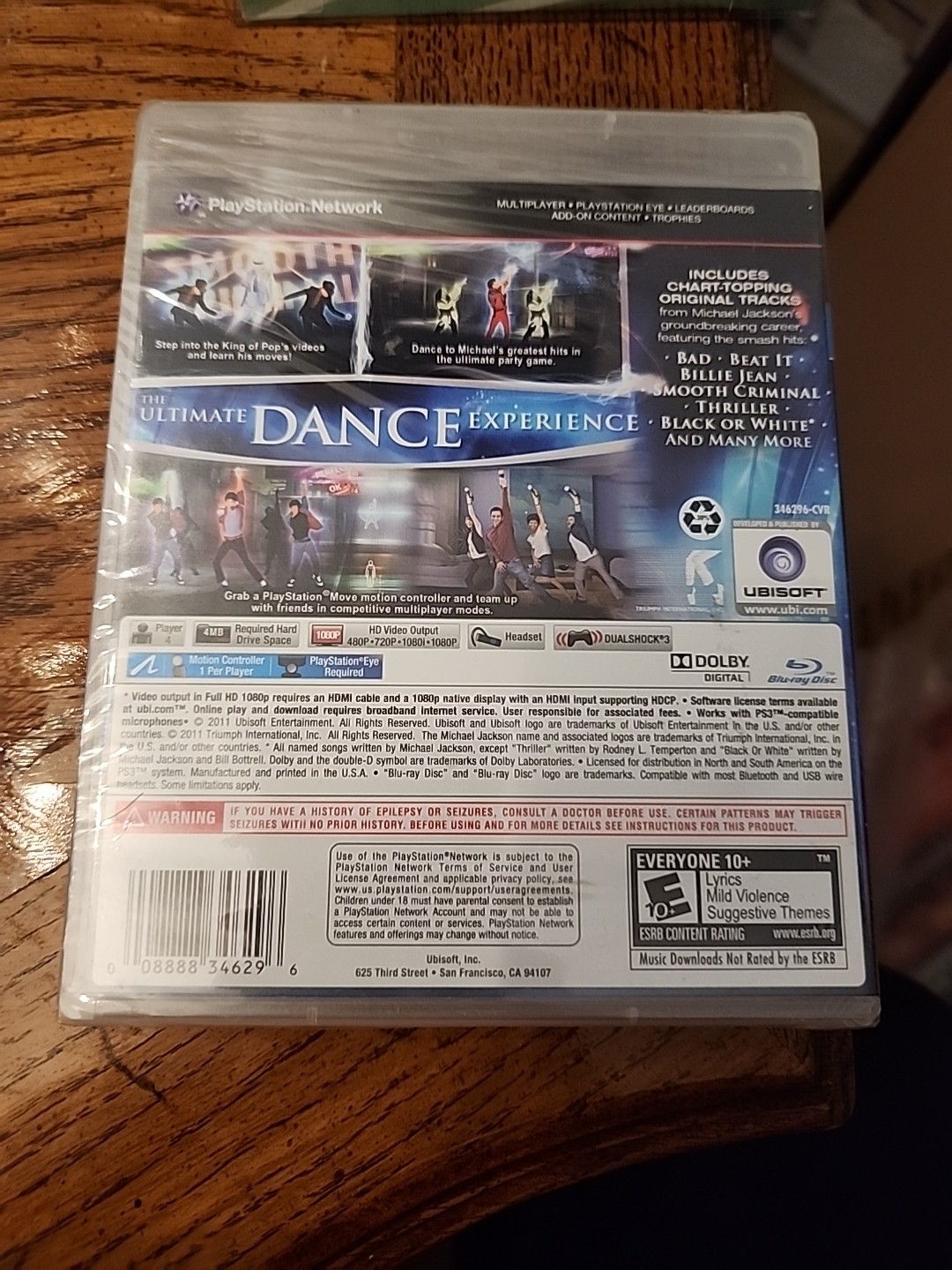 Michael Jackson the Experience (Move Compatible) – Sony PlayStation 3 Sealed