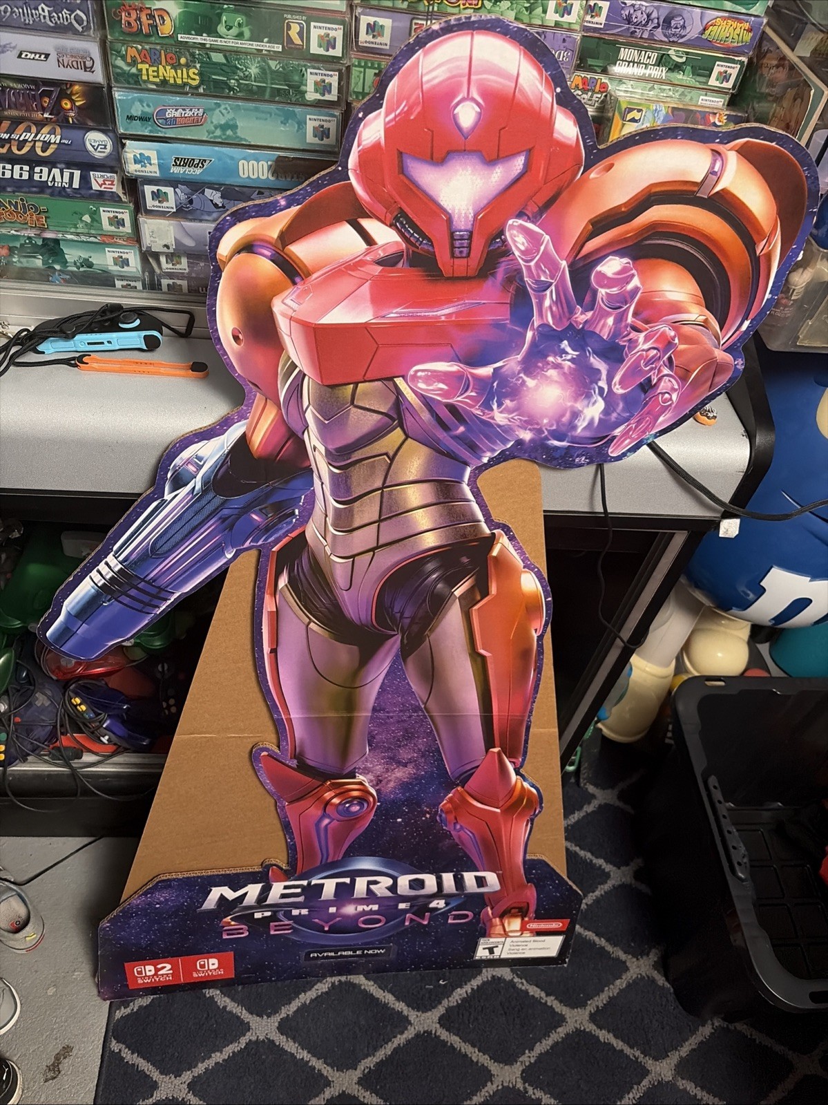 Metroid Prime 4 Beyond Store Display Standee & Zelda Echoes Of Wisdom Nintendo