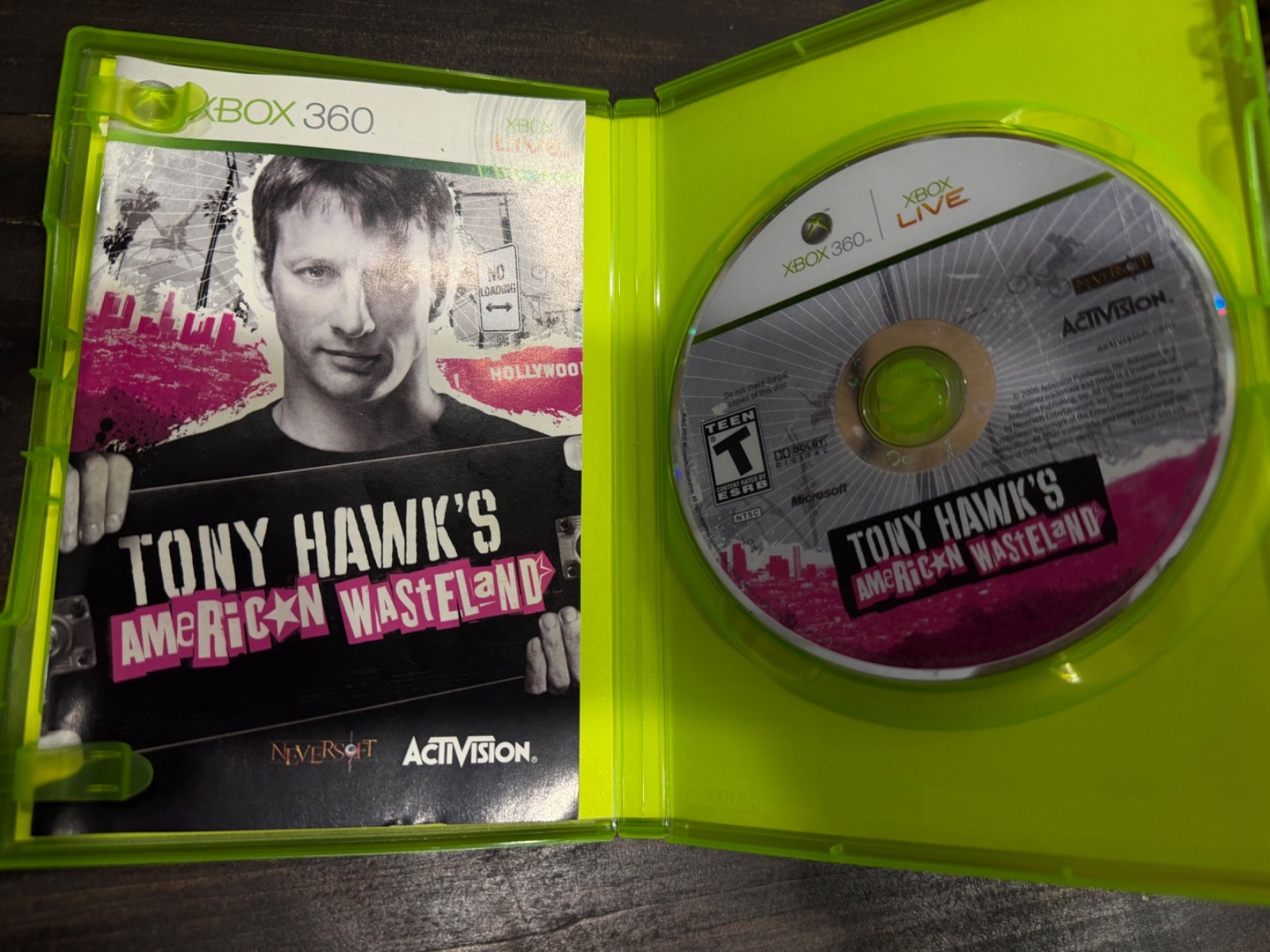 Tony Hawk’s American Wasteland (Microsoft Xbox 360, 2005) CIB Great Condition