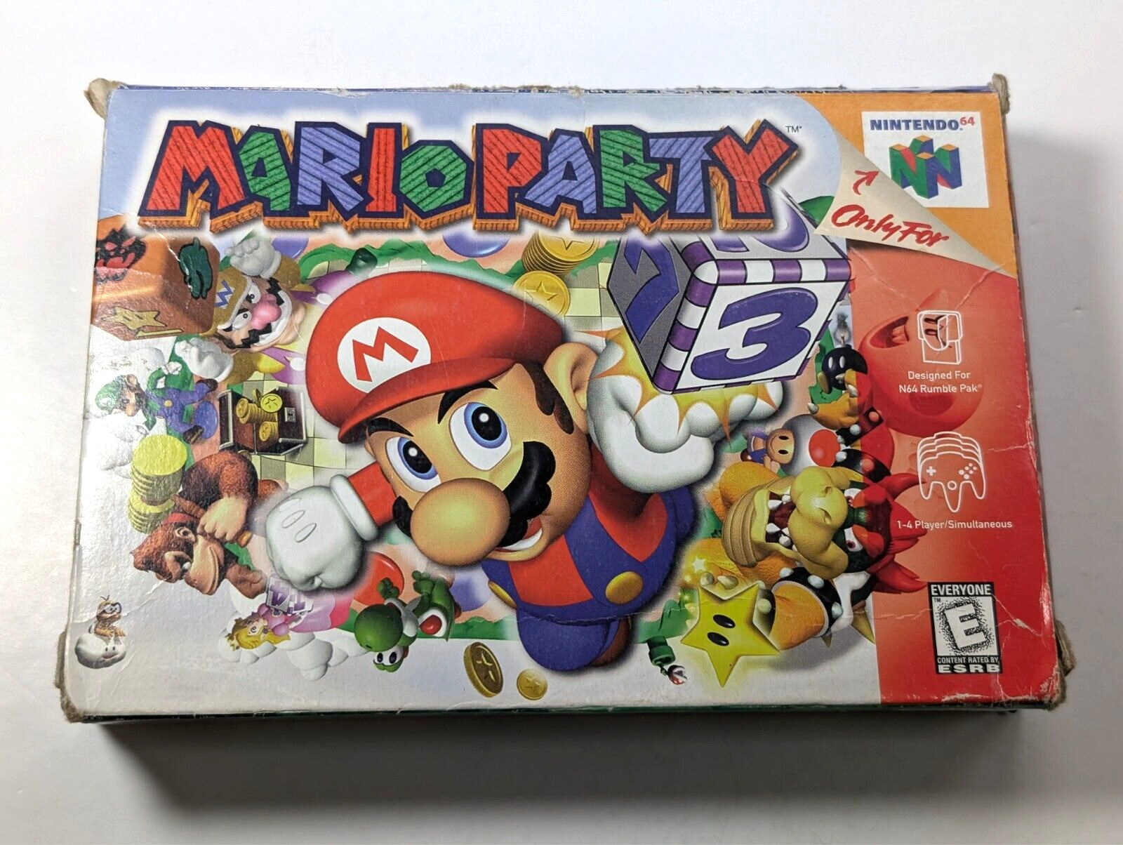 Mario Party 1 Nintendo 64 N64 with box (two flaps missing) authentic
