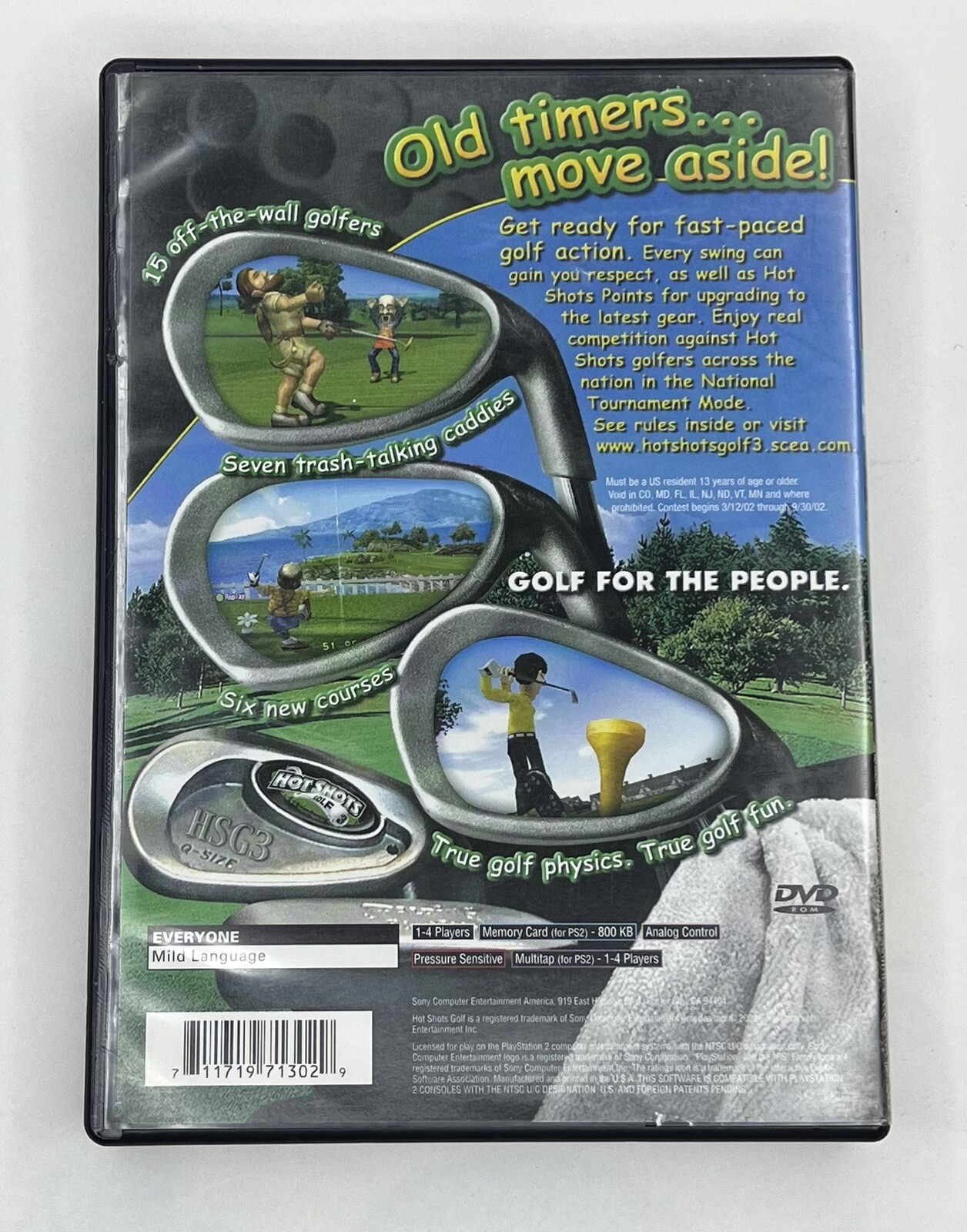Hot Shots Golf 3 PS2 Video Game PlayStation 2 Complete In Box