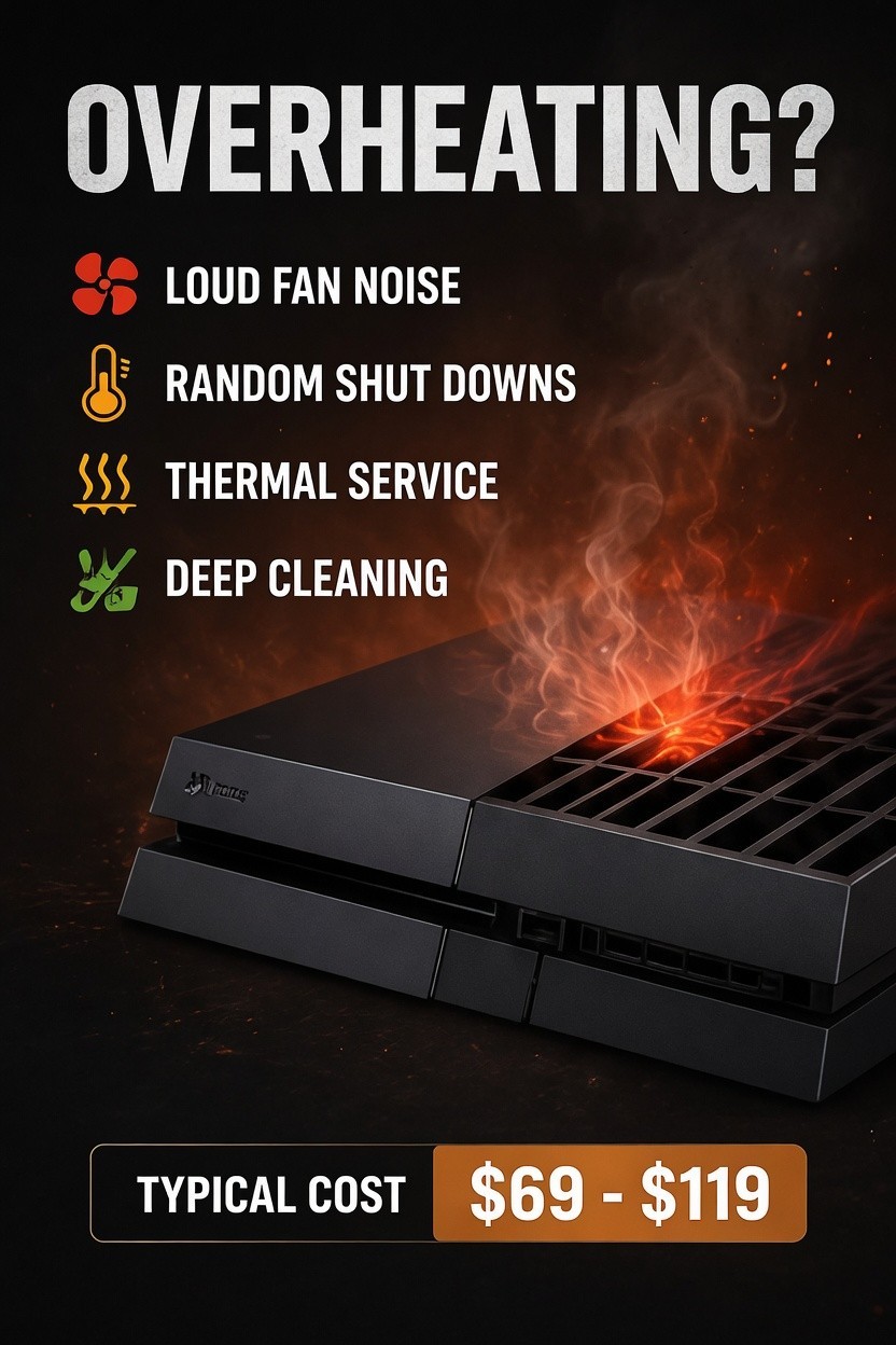 Modern Game Console Mail-In Repair Service / Xbox • PlayStation • Nintendo