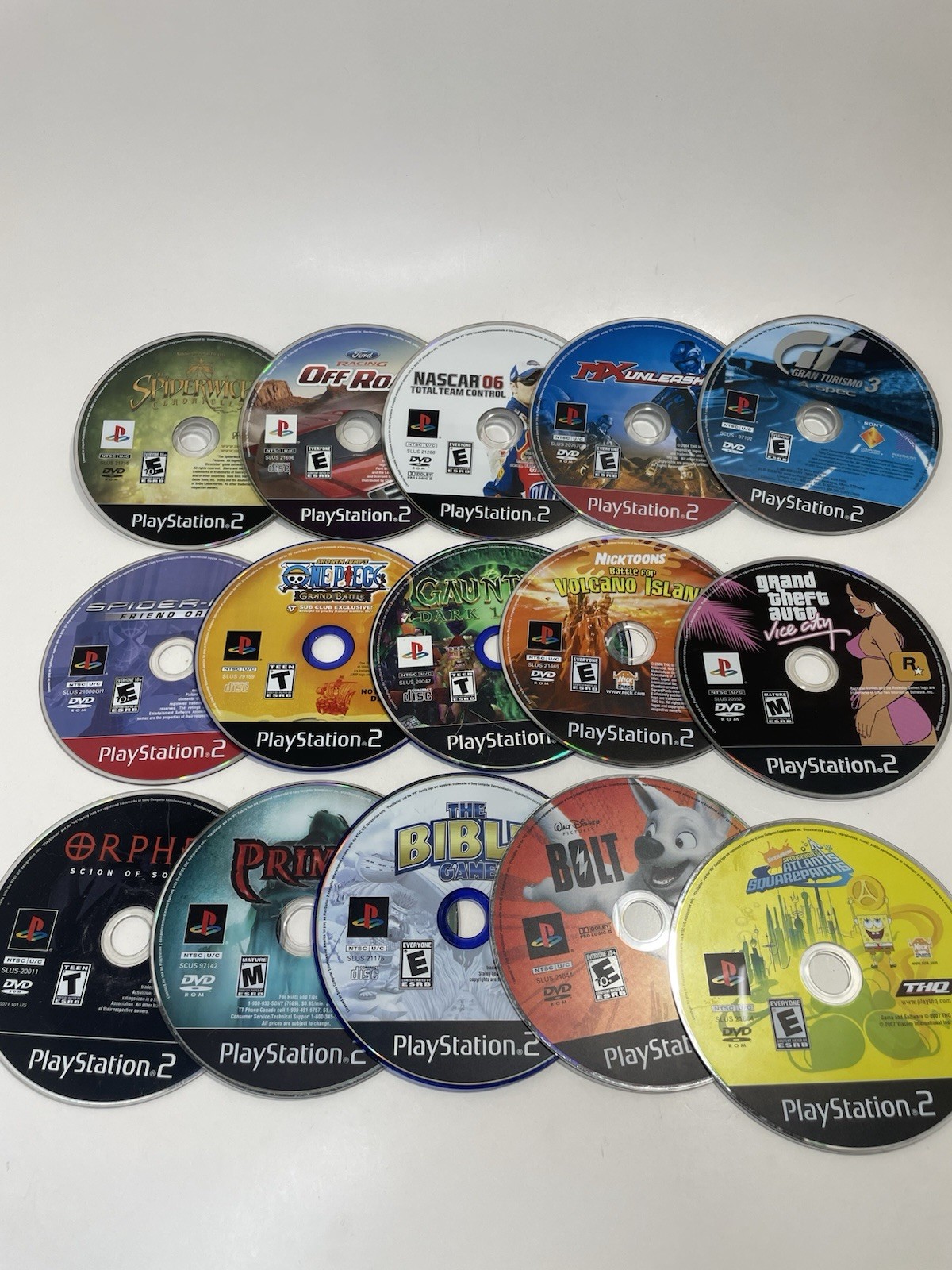 Sony PlayStation 2 Loose Game Lot Of 100 Games Untested Condition Varies