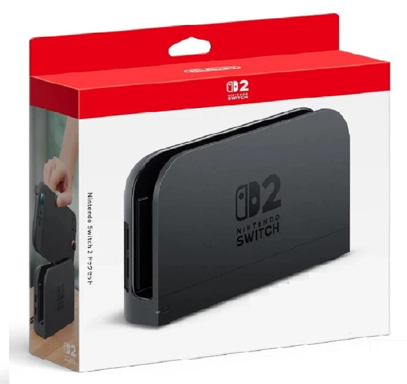 New Genuine Nintendo Switch 2 Charging TV Dock Station, single unit foam wrap