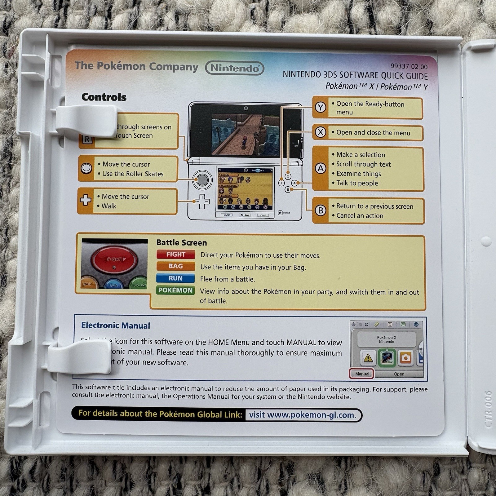 Pokemon X (Nintendo 3DS, 2013) – Complete W/ Case And Manual AUS Version MINT