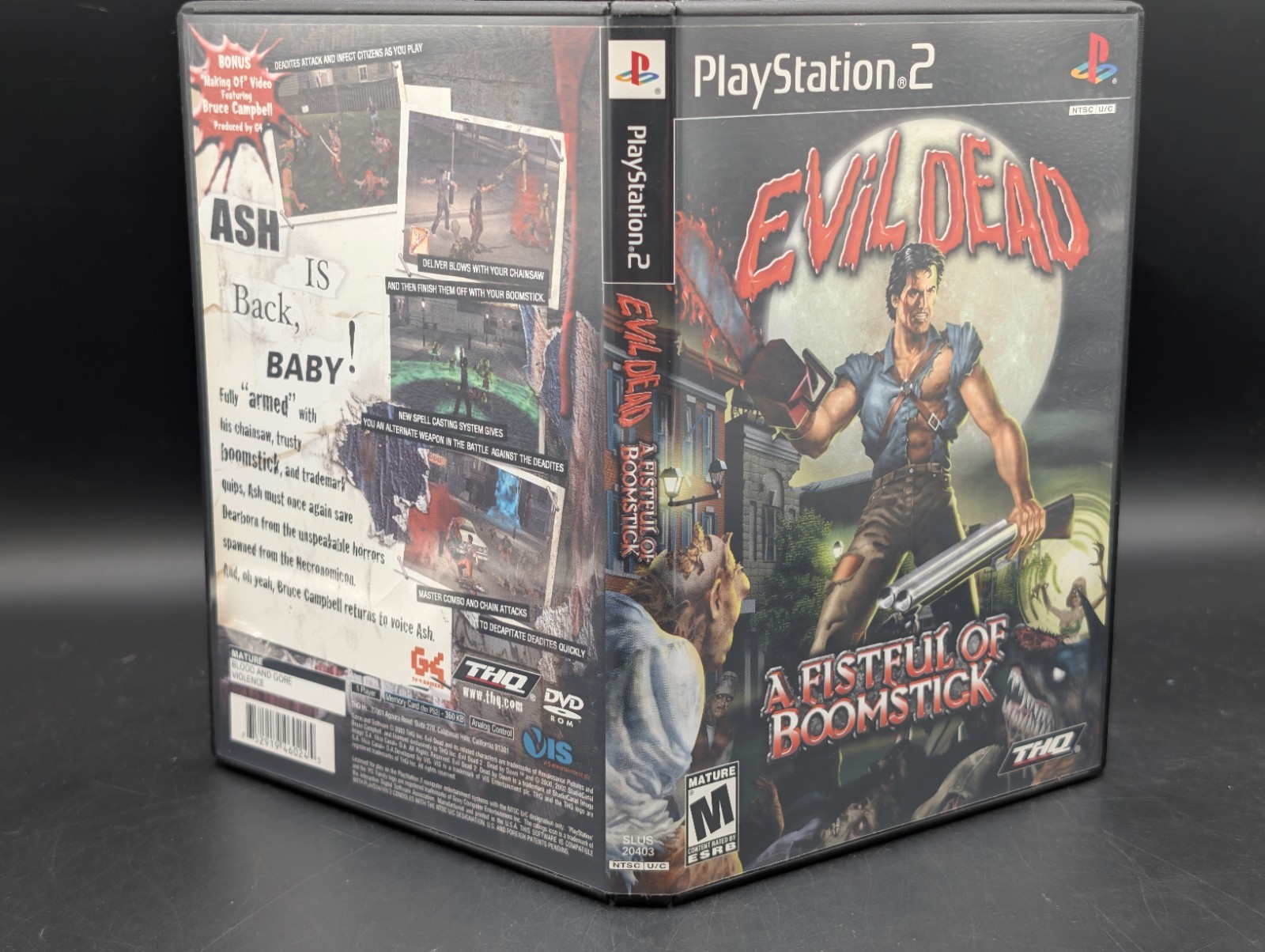 Evil Dead A Fistful of Boomstick ( PlayStation 2 PS2 ) CIB – Mint Disc -Pristine