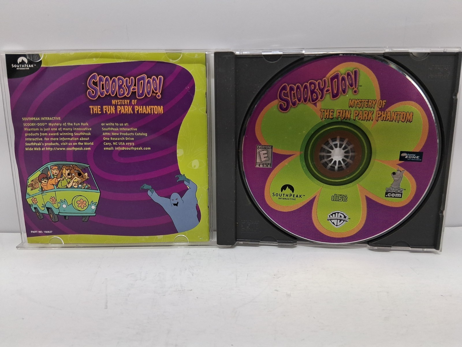 Scooby-Doo! Mystery of the Fun Park Phantom, 1999 PC Computer CD-ROM Video Game