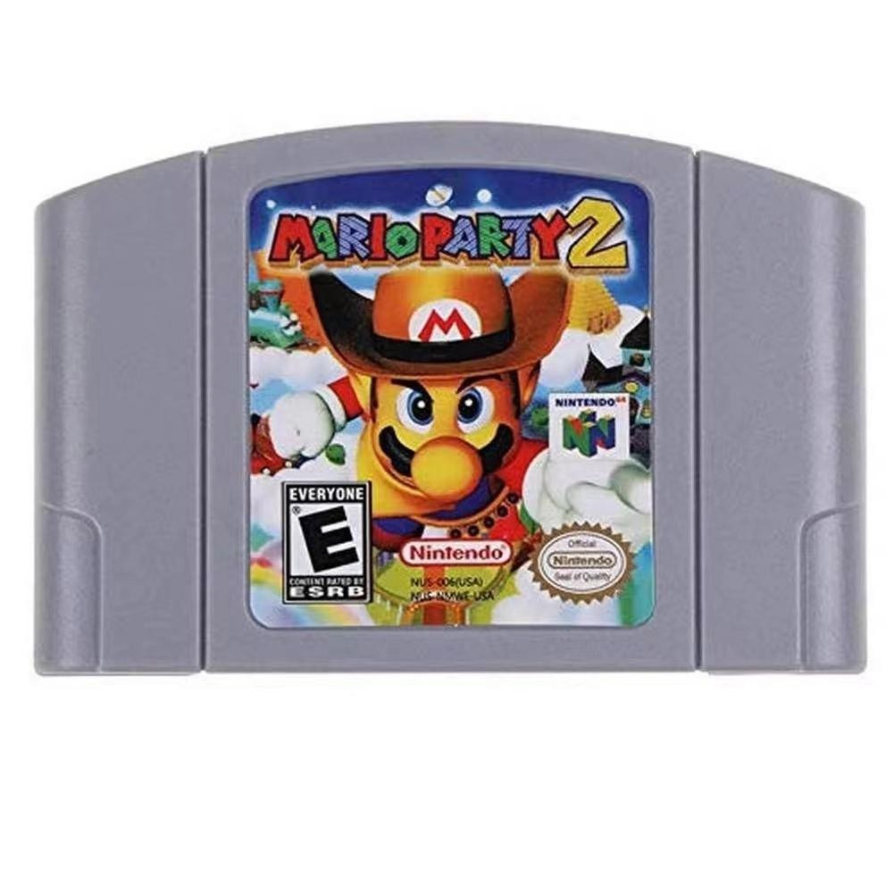 Mario Party 2 – Nintendo 64 (N64) In excellent condition Hard to find Near mint