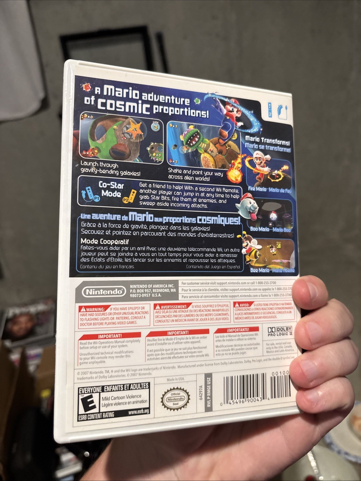 Super Mario Galaxy (Nintendo Wii, 2007) Tested Works