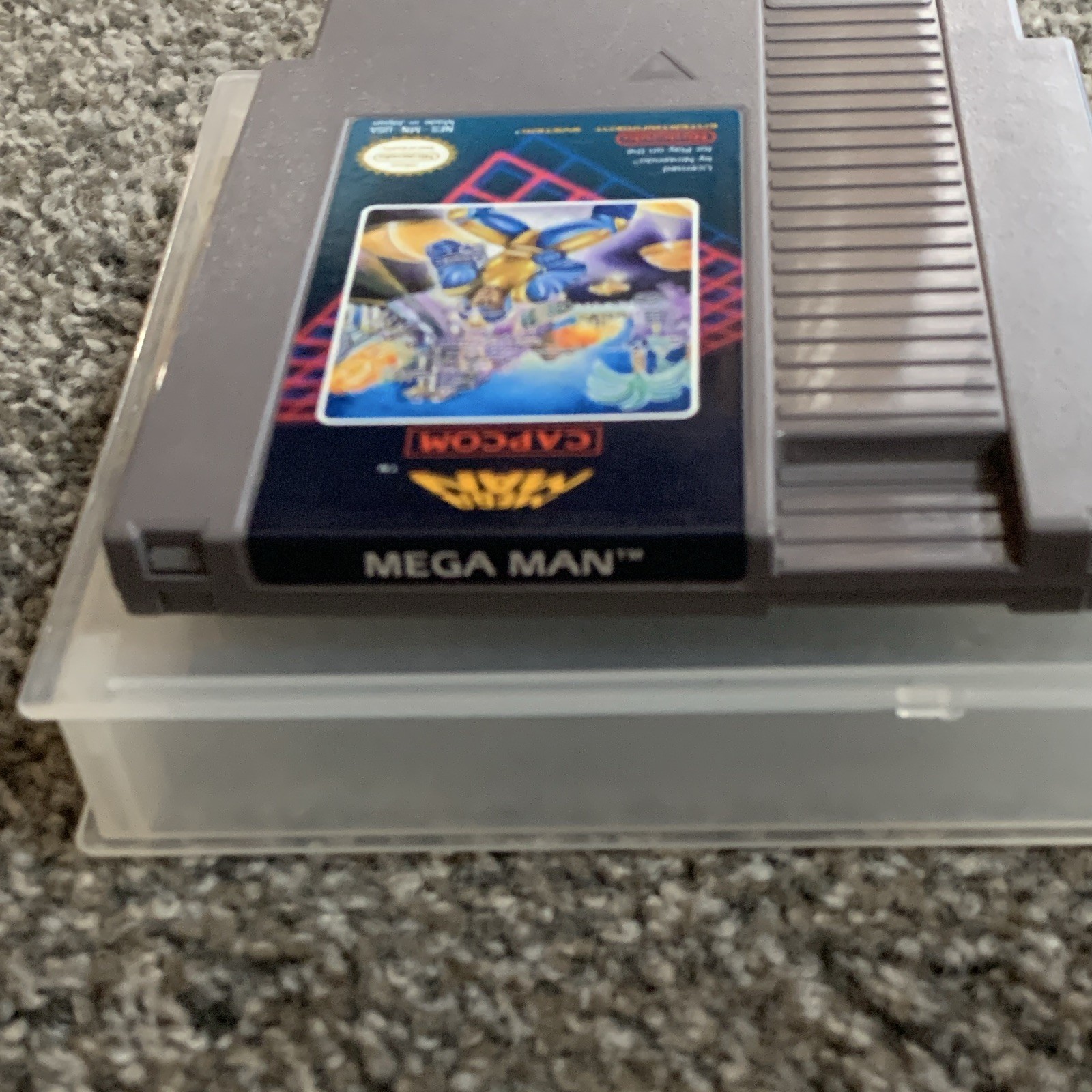 Capcom Mega Man Nintendo NES NTSC-U/C Action Adventure Game Cartridge w/ Case