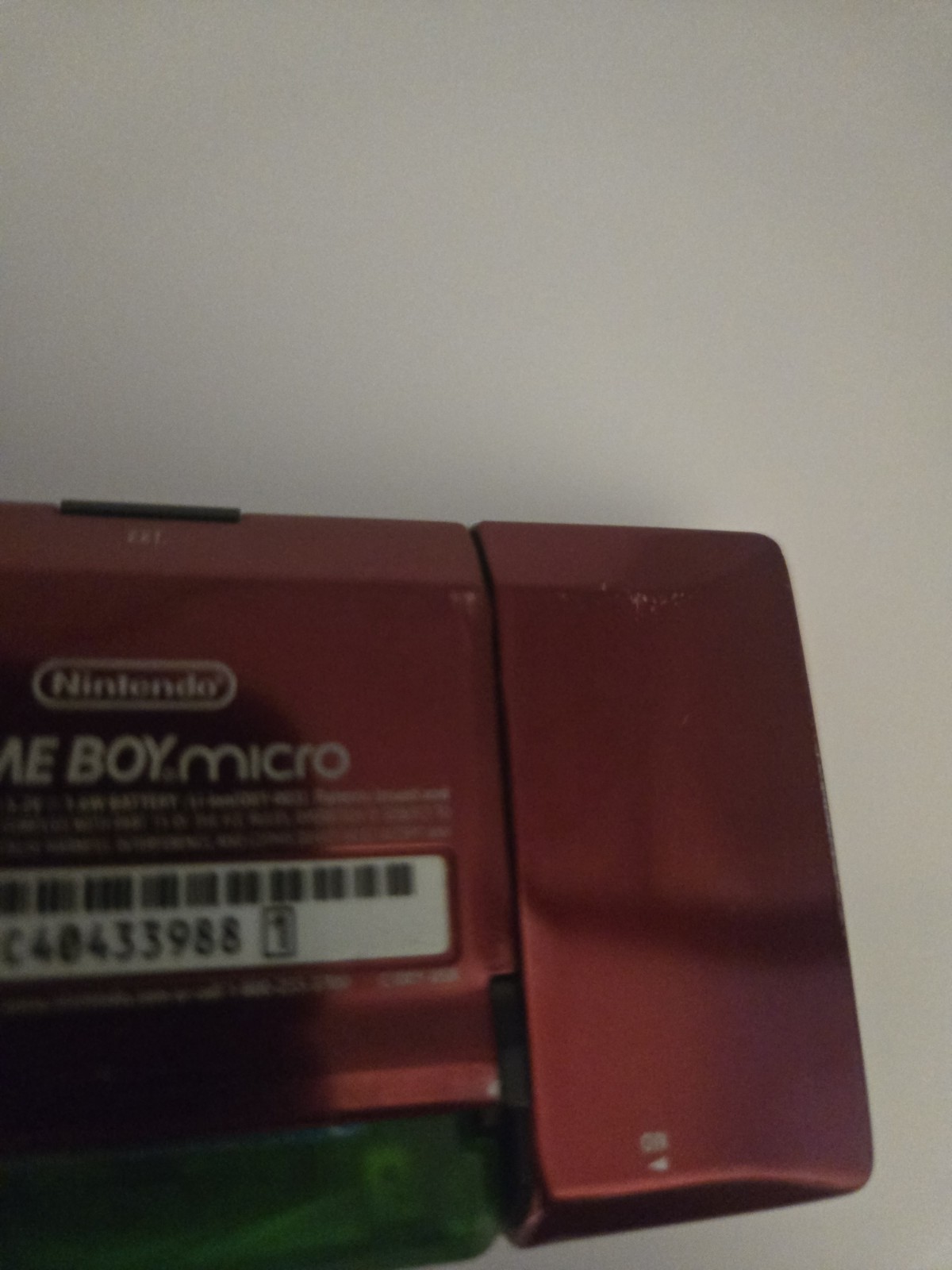 Nintendo Game Boy Micro – 20th Anniversary Edition Handheld System – Gold/Red