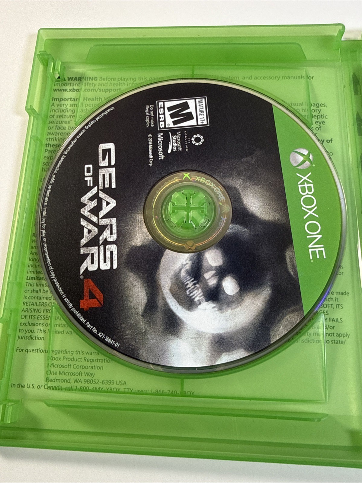 Gears Of War – Ultimate Edition & Gears Of War 4 :: Xbox One Stickers Near Mint