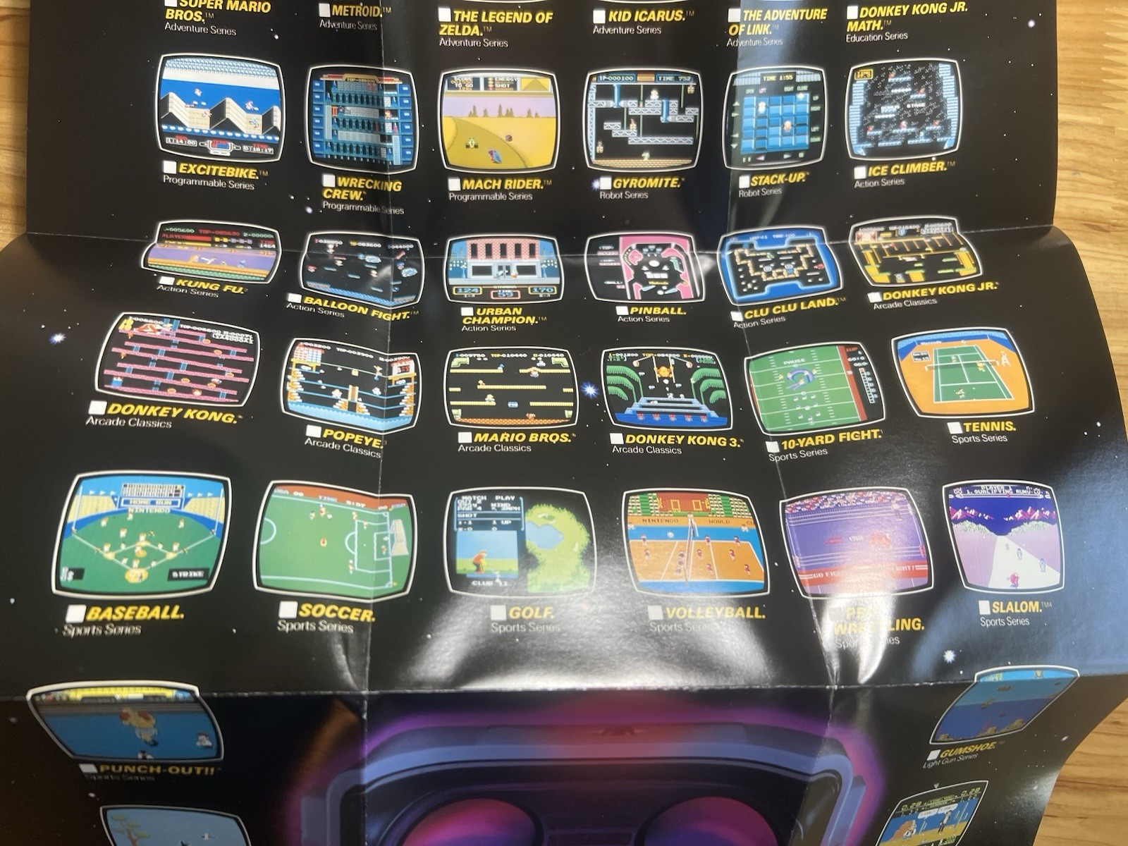 1987 Nintendo NES Now You’re Playing With Power Game POSTER ROB ROBOT NICE RARE!