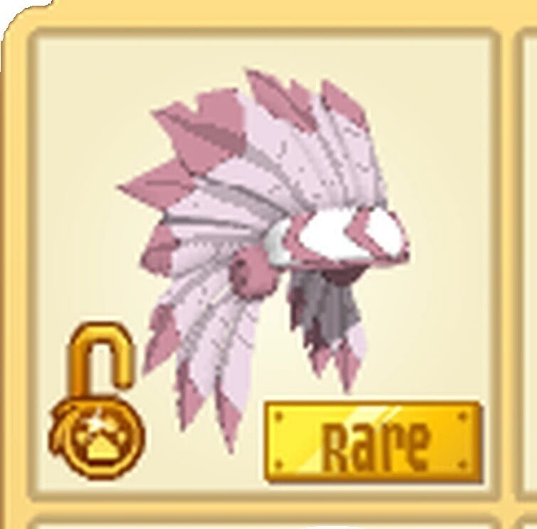 Light Pink Headdress Animal Jam Classic AJC ⚠️READ DESCRIPTION FIRST⚠️