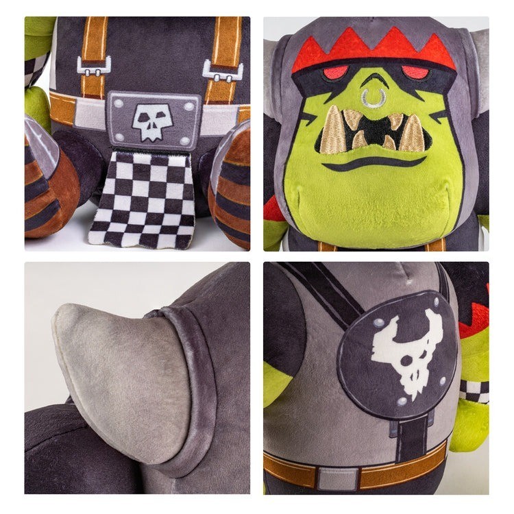 Warhammer Goff Ork Boy 12″ Plush Tomy Club Mocchi Warhammer 40,000