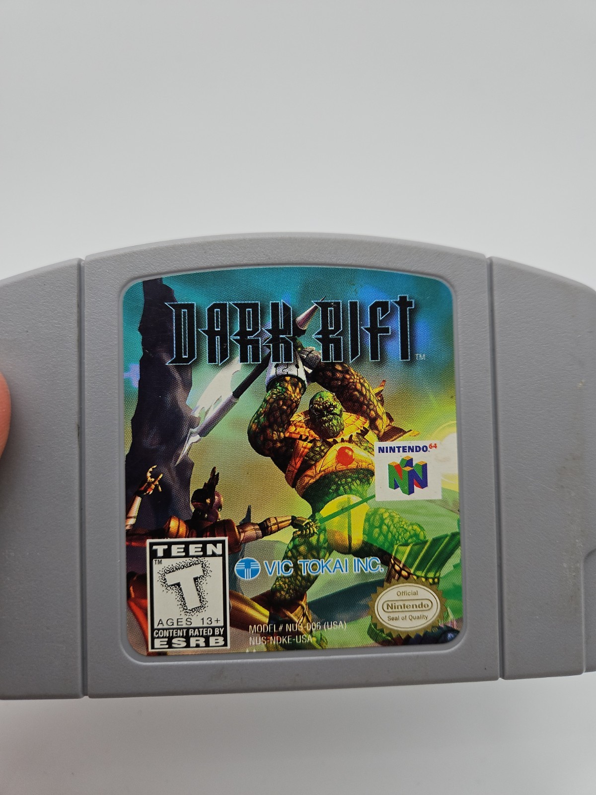 Dark Rift (Nintendo 64, 1997) Cart Only