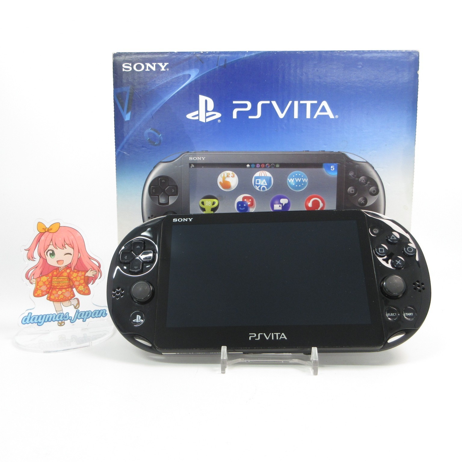 【Excellent】Sony PS Vita PCH-2000 Black Wi-Fi Model Console #TOY08/0617/06