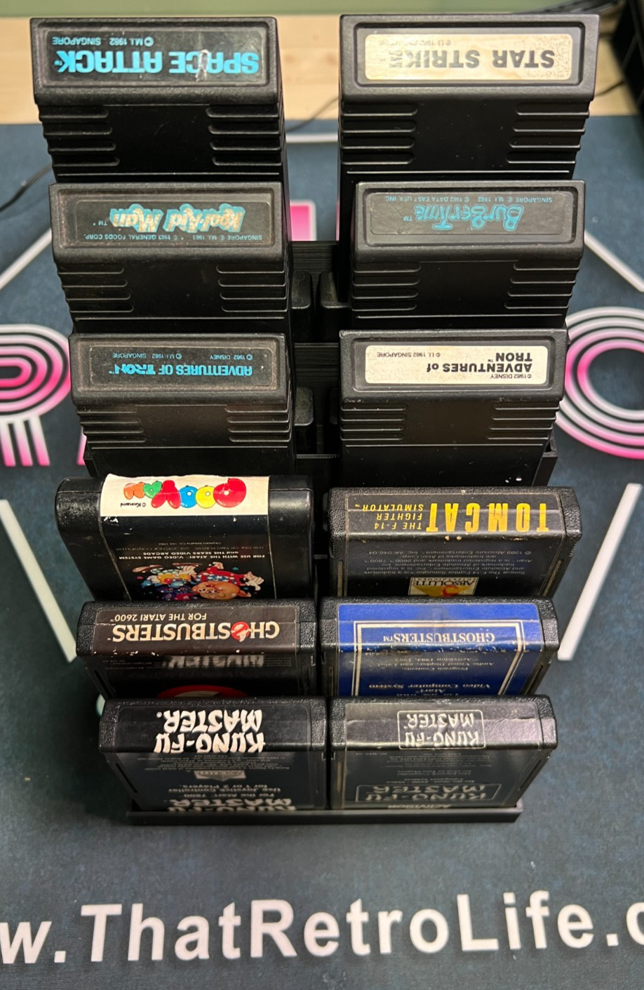 Atari 2600 | 7800 Loose Cartridge Display Stand | Modular | 3D Printed PLA