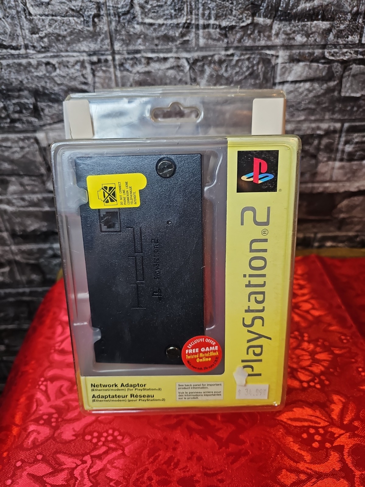 Sony PlayStation 2 PS2 Network Adapter (SCPH-10281) OEM [Rough Box] Open Box