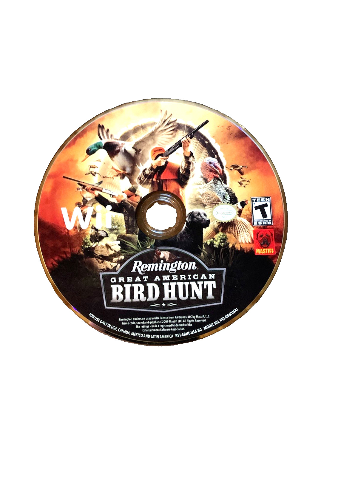 Remington Great American Bird Hunt Nintendo Wii 2009 Game CIB Complete In Box