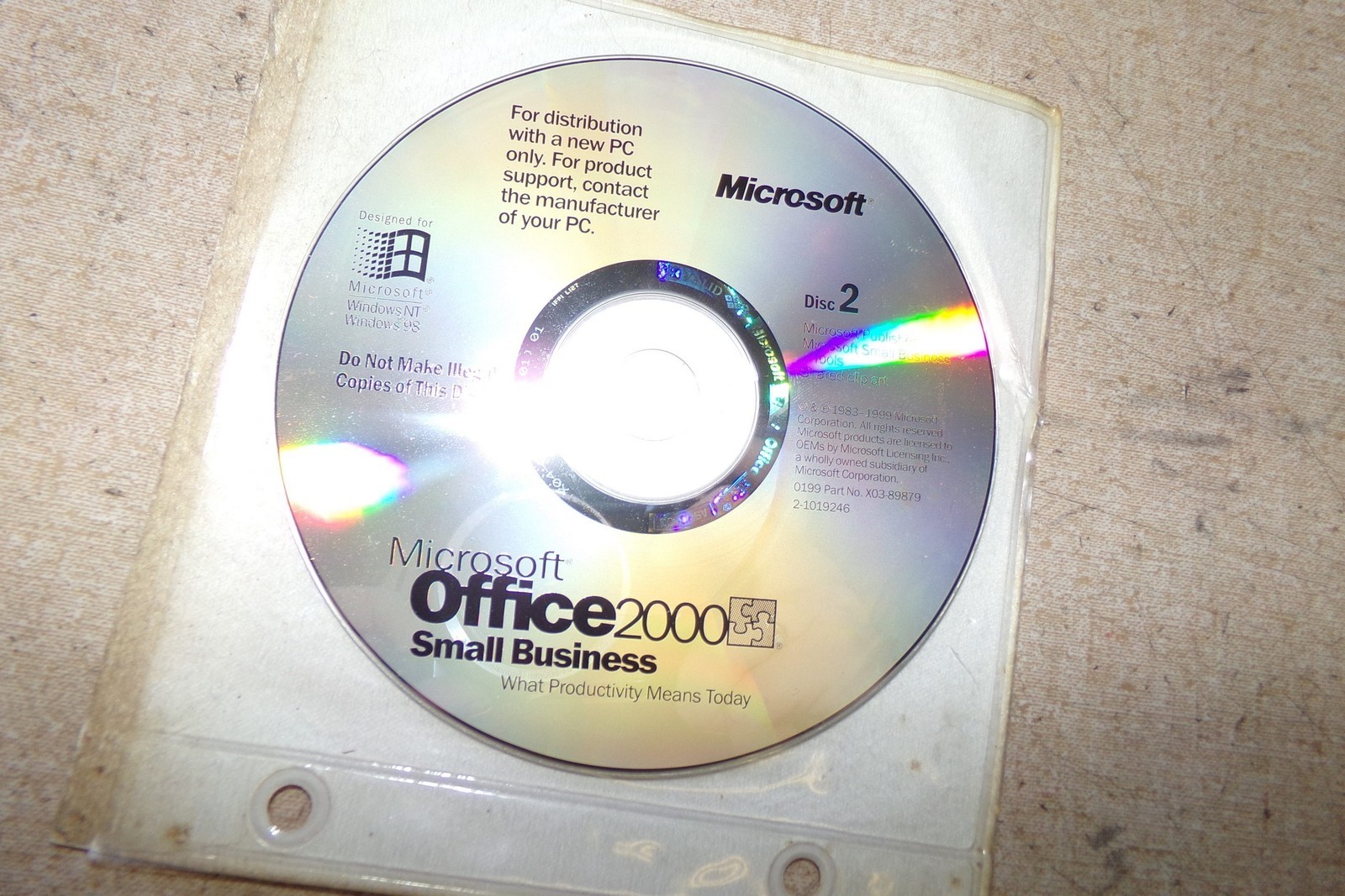 Microsoft Office 2000 Small Business, What Productivity Means Today, Disc 2