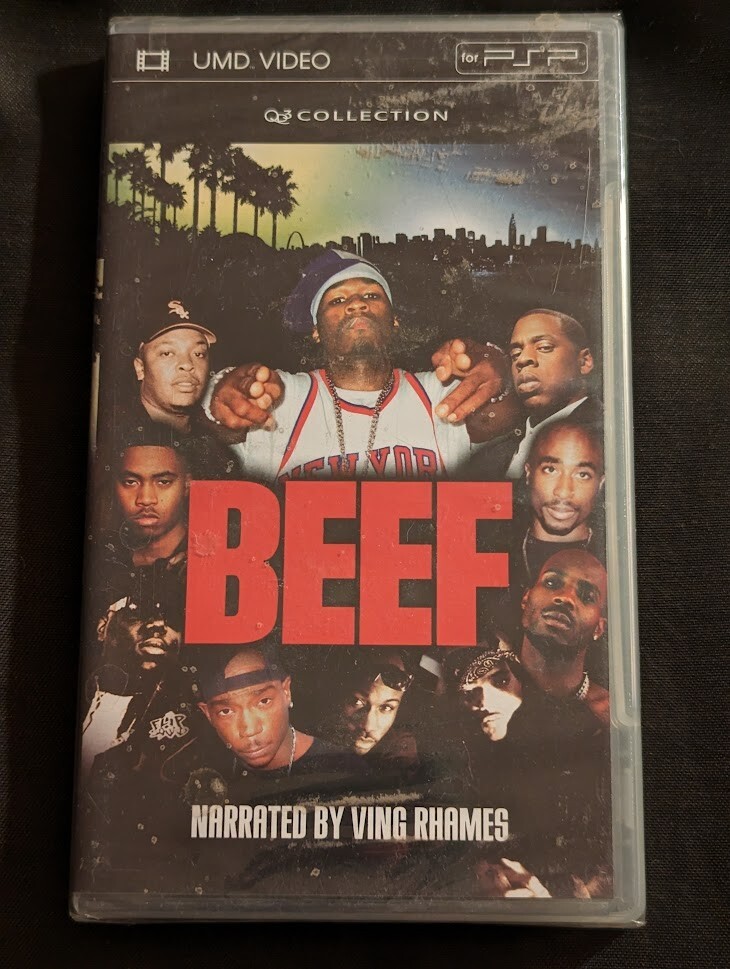 Beef 2005 Dre Jay Z Naz 2 Pac DMX UMD Sony PSP Playstation Portable New Sealed